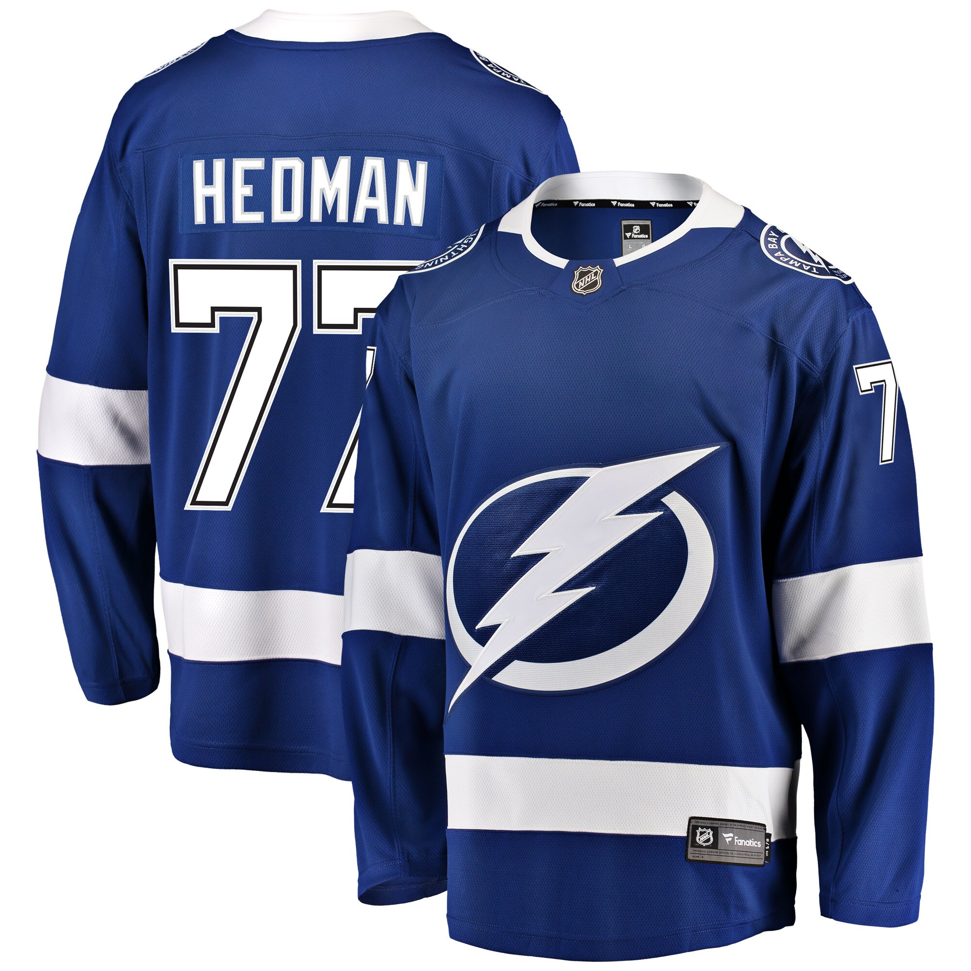 Victor Hedman Tampa Bay Lightning Fanatics Home Breakaway Player Jersey - Blue cheap jerseys for sale - CheapJerseys.Shop