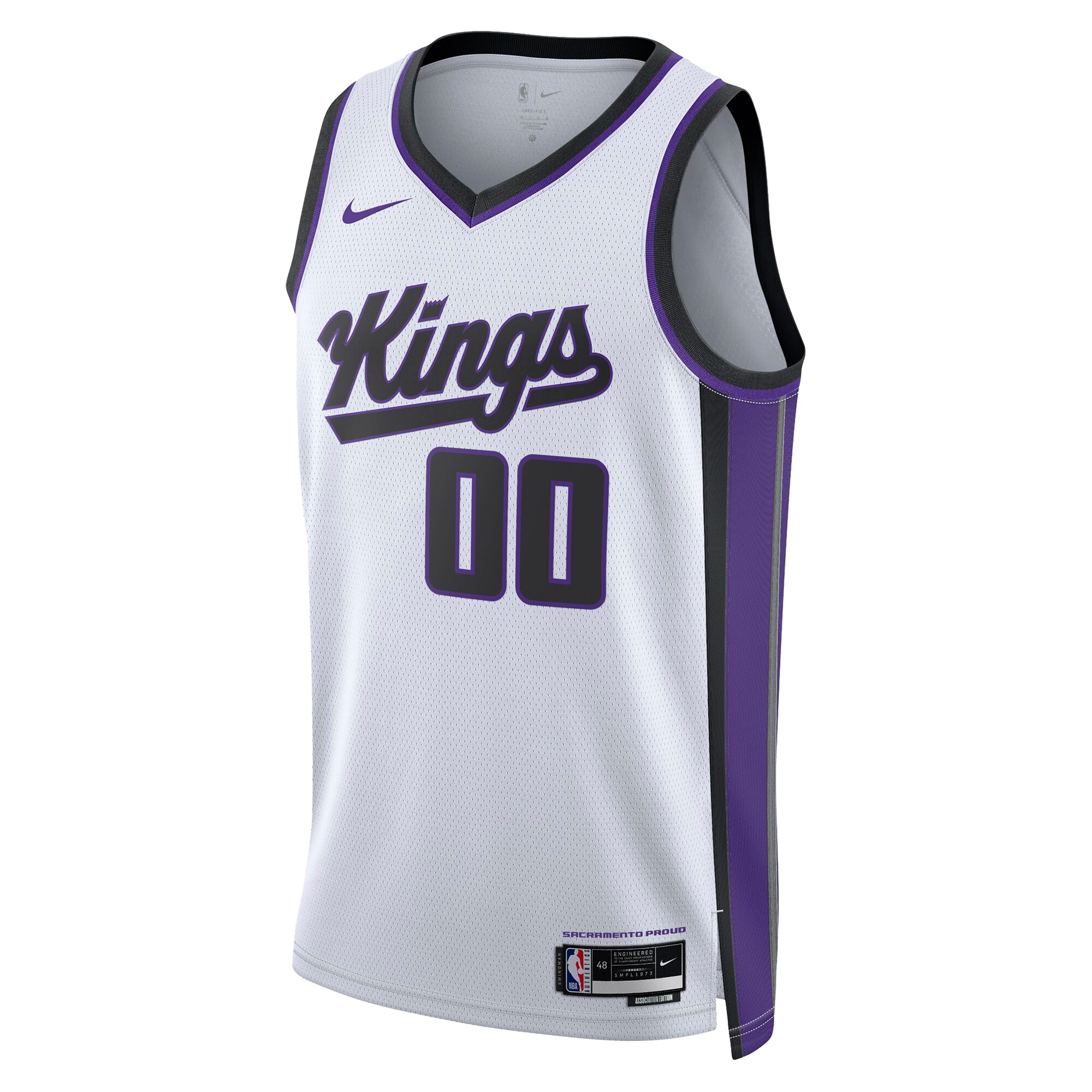 Sacramento Kings Unisex Swingman Custom Jersey - Association Edition - White cheap jerseys for sale - CheapJerseys.Shop