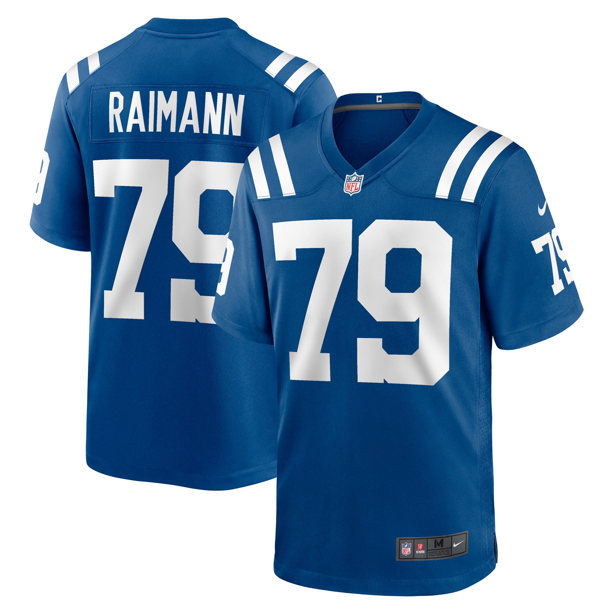 Bernhard Raimann Indianapolis Colts Player Game Jersey - Royal cheap jerseys for sale - CheapJerseys.Shop