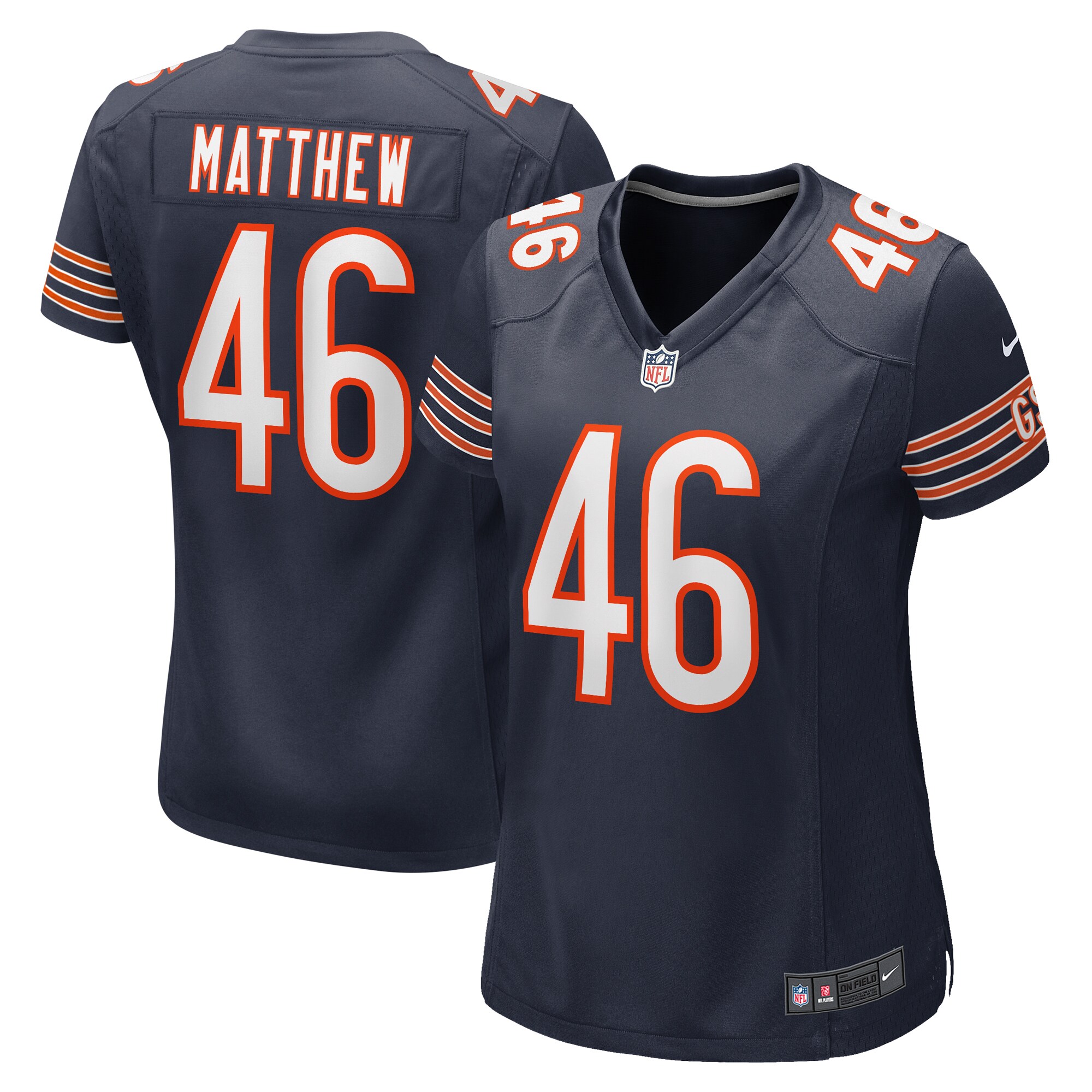 Christian Matthew Chicago Bears Women's Game Jersey - Navy cheap jerseys for sale - CheapJerseys.Shop