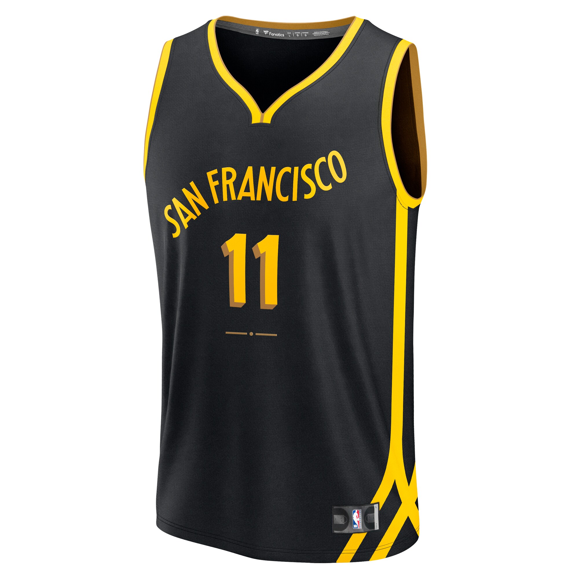 Klay Thompson Golden State Warriors Fanatics Fast Break Jersey - Black - City Edition cheap jerseys for sale - CheapJerseys.Shop