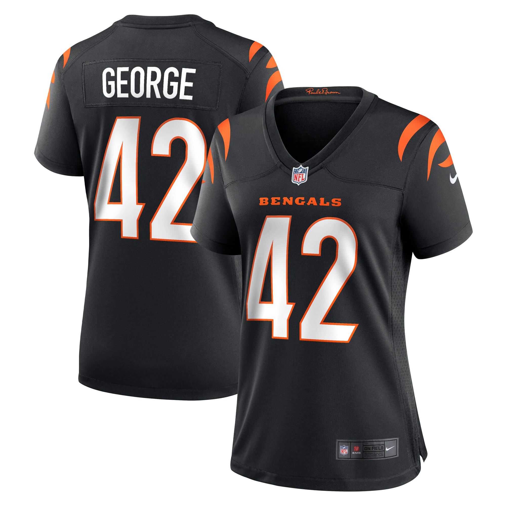 Allan George Cincinnati Bengals Women's Game Player Jersey - Black cheap jerseys for sale - CheapJerseys.Shop