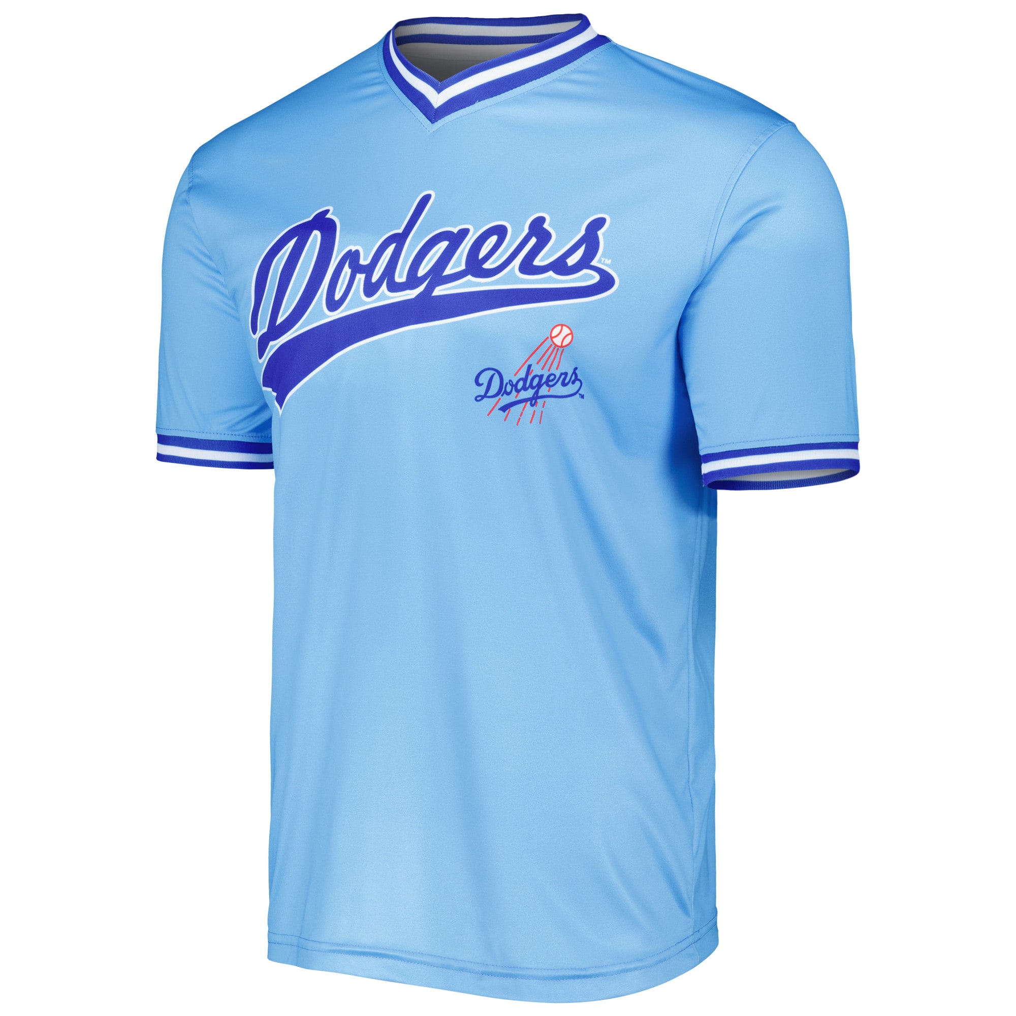 Los Angeles Dodgers Stitches Cooperstown Collection Team Jersey - Light Blue cheap jerseys for sale - CheapJerseys.Shop