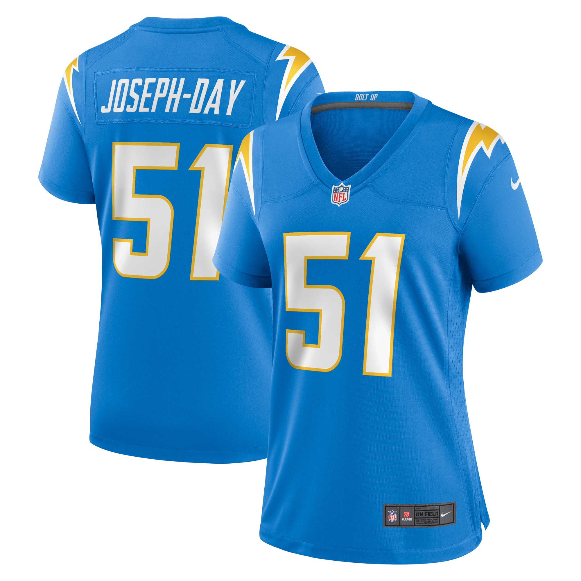 Sebastian Joseph-Day Los Angeles Chargers Women's Game Player Jersey - Powder Blue cheap jerseys for sale - CheapJerseys.Shop