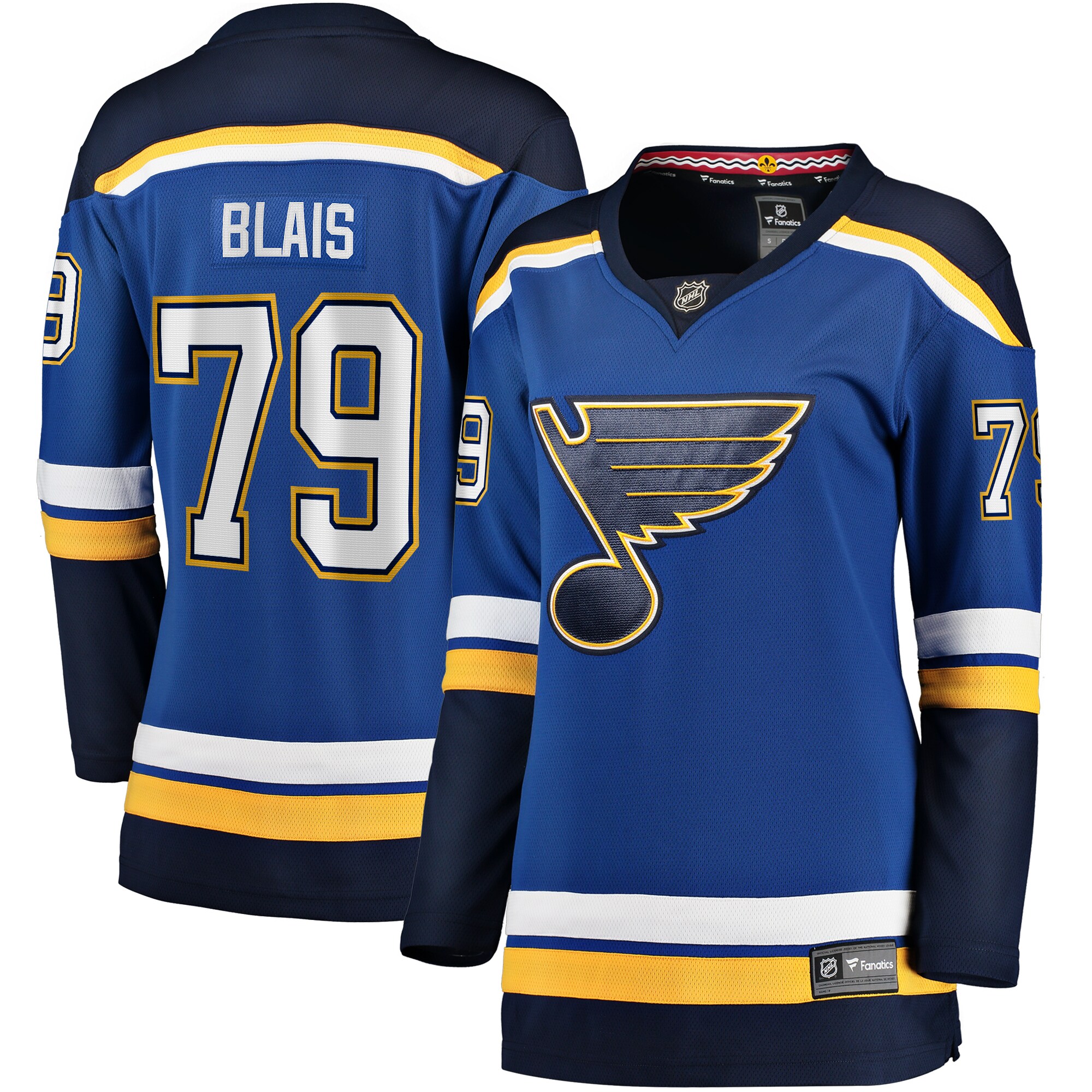 Sammy Blais St. Louis Blues Women's Fanatics Home Breakaway Jersey - Blue cheap jerseys for sale - CheapJerseys.Shop