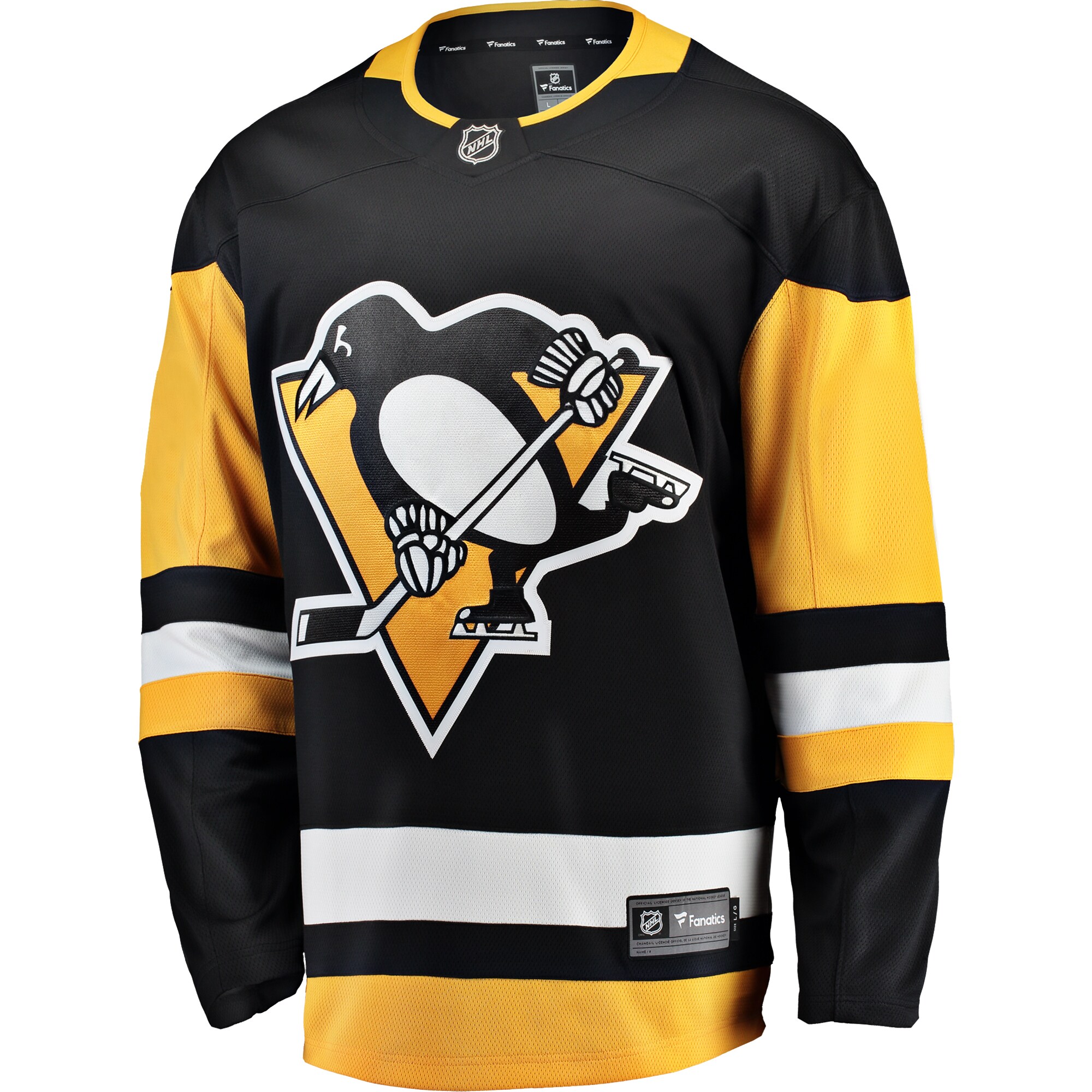 Pittsburgh Penguins Fanatics Breakaway Home Jersey - Black cheap jerseys for sale - CheapJerseys.Shop
