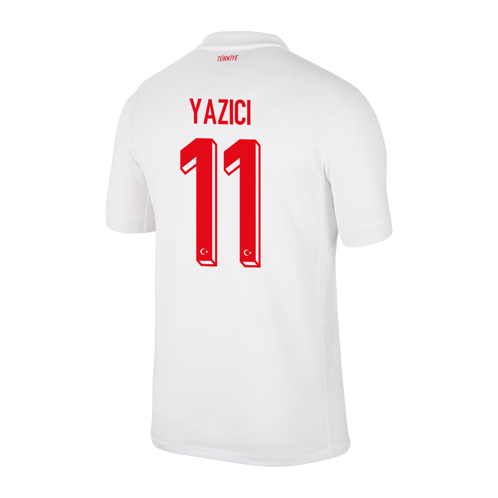 Yusuf Yazıcı 11 Turkey National Team 2024 Home Stadium Men Jersey - White cheap jerseys for sale - CheapJerseys.Shop