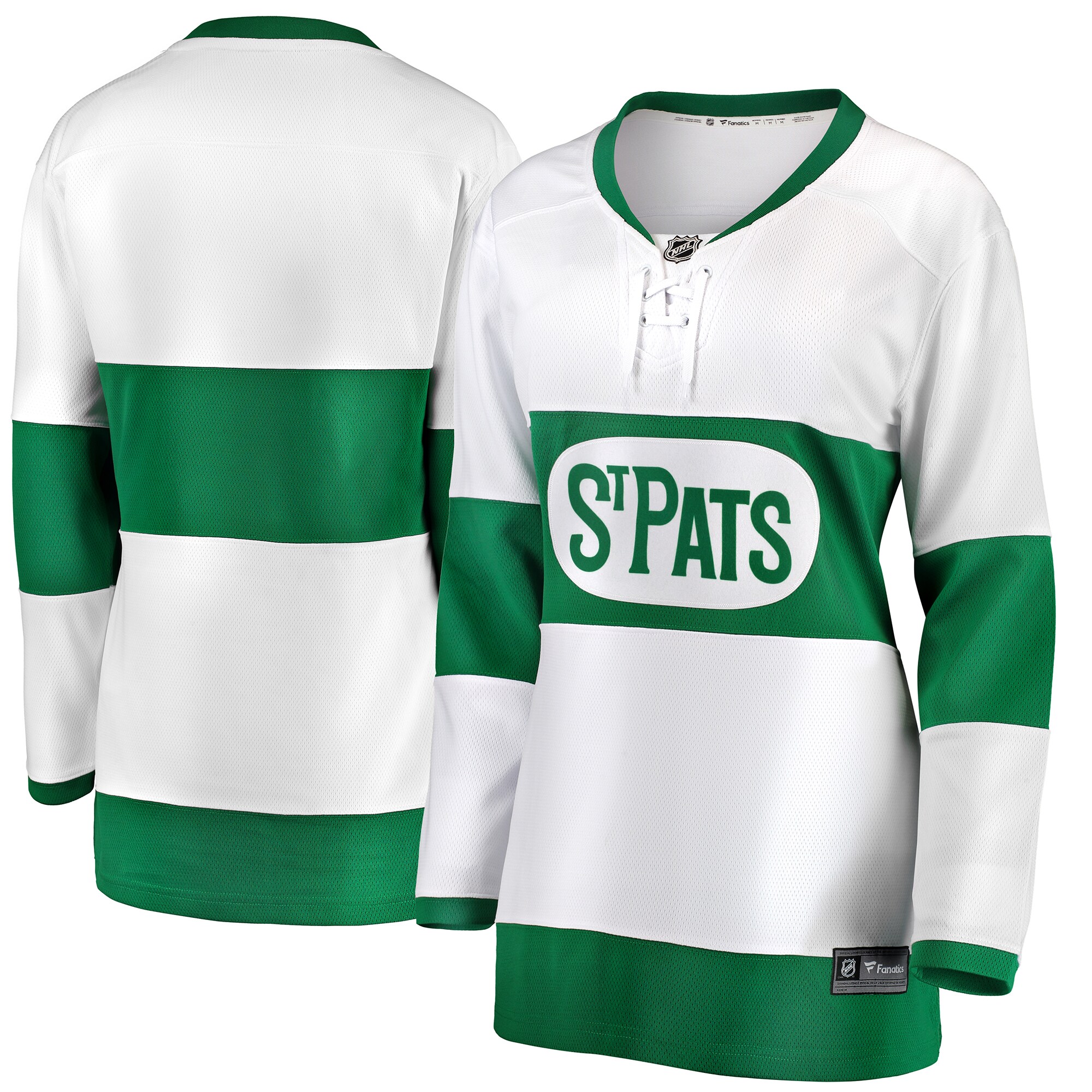 Toronto St. Pats Fanatics Women's Premier Breakaway Jersey - White cheap jerseys for sale - CheapJerseys.Shop