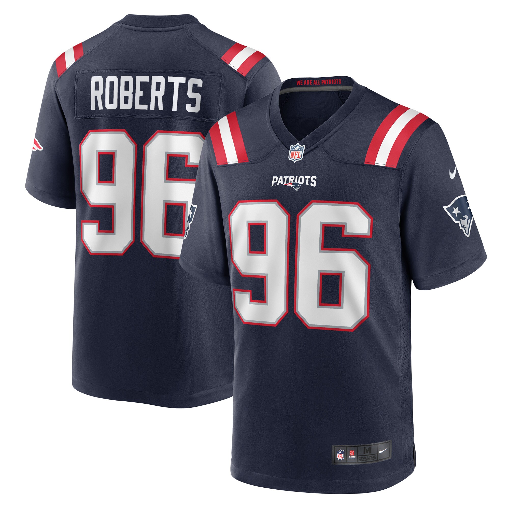 Sam Roberts New England Patriots Game Player Jersey - Navy cheap jerseys for sale - CheapJerseys.Shop