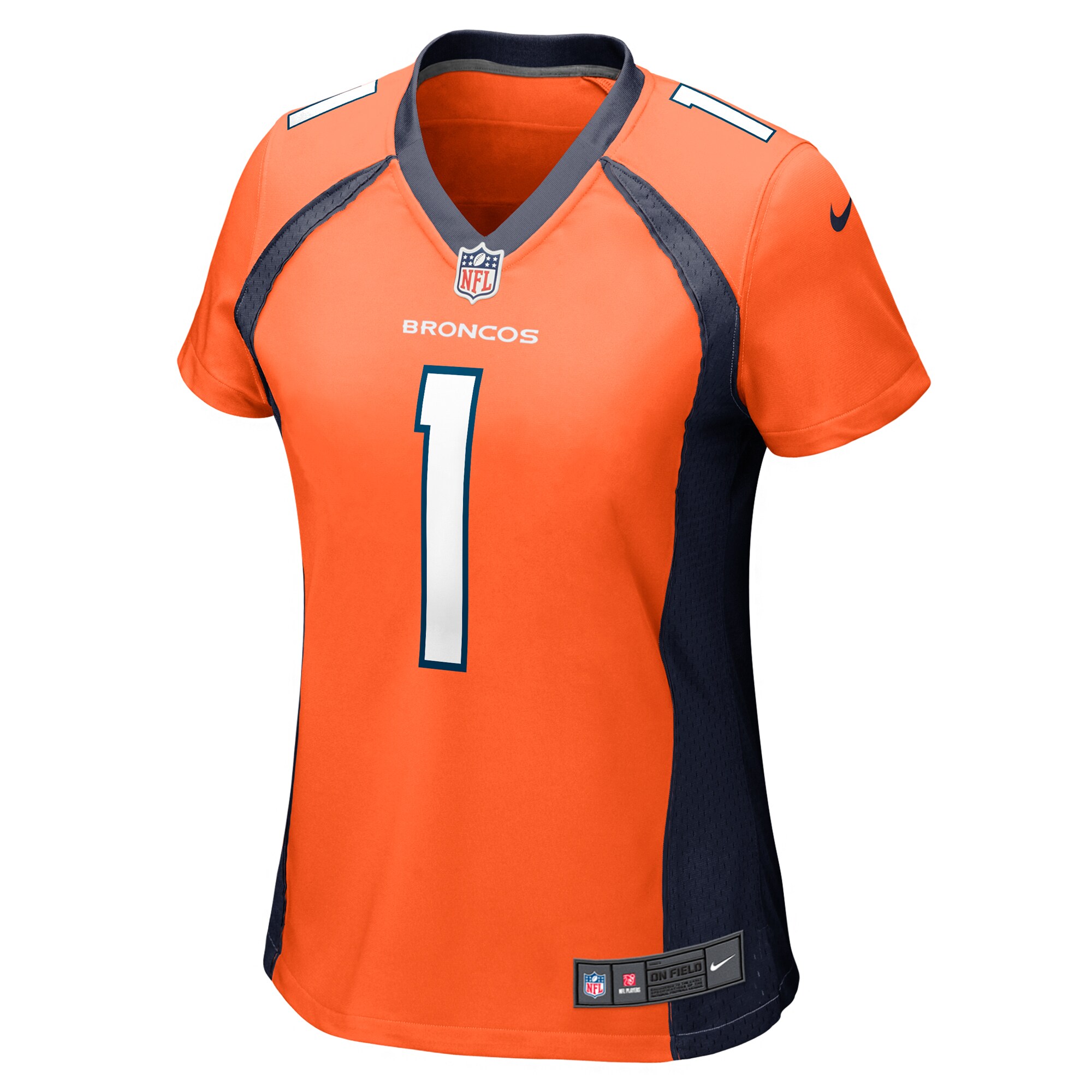 Tremon Smith Denver Broncos Women's Team Game Jersey - Orange cheap jerseys for sale - CheapJerseys.Shop