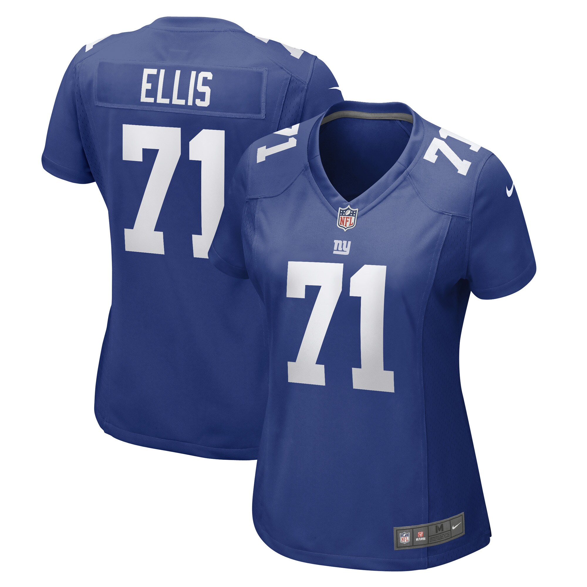 Justin Ellis New York Giants Women's Game Player Jersey - Royal cheap jerseys for sale - CheapJerseys.Shop