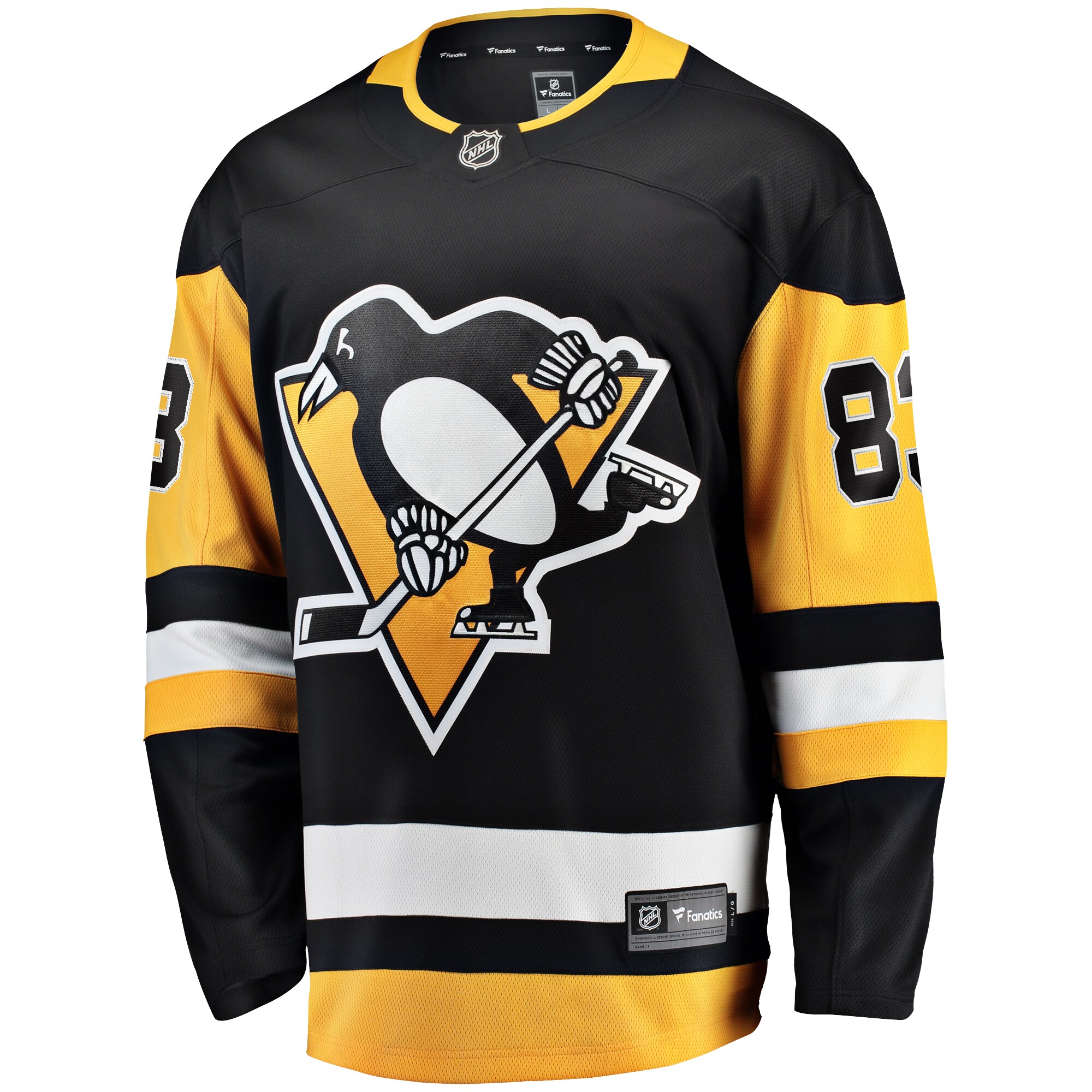 Matt Nieto Pittsburgh Penguins Fanatics Home Breakaway Jersey - Black cheap jerseys for sale - CheapJerseys.Shop