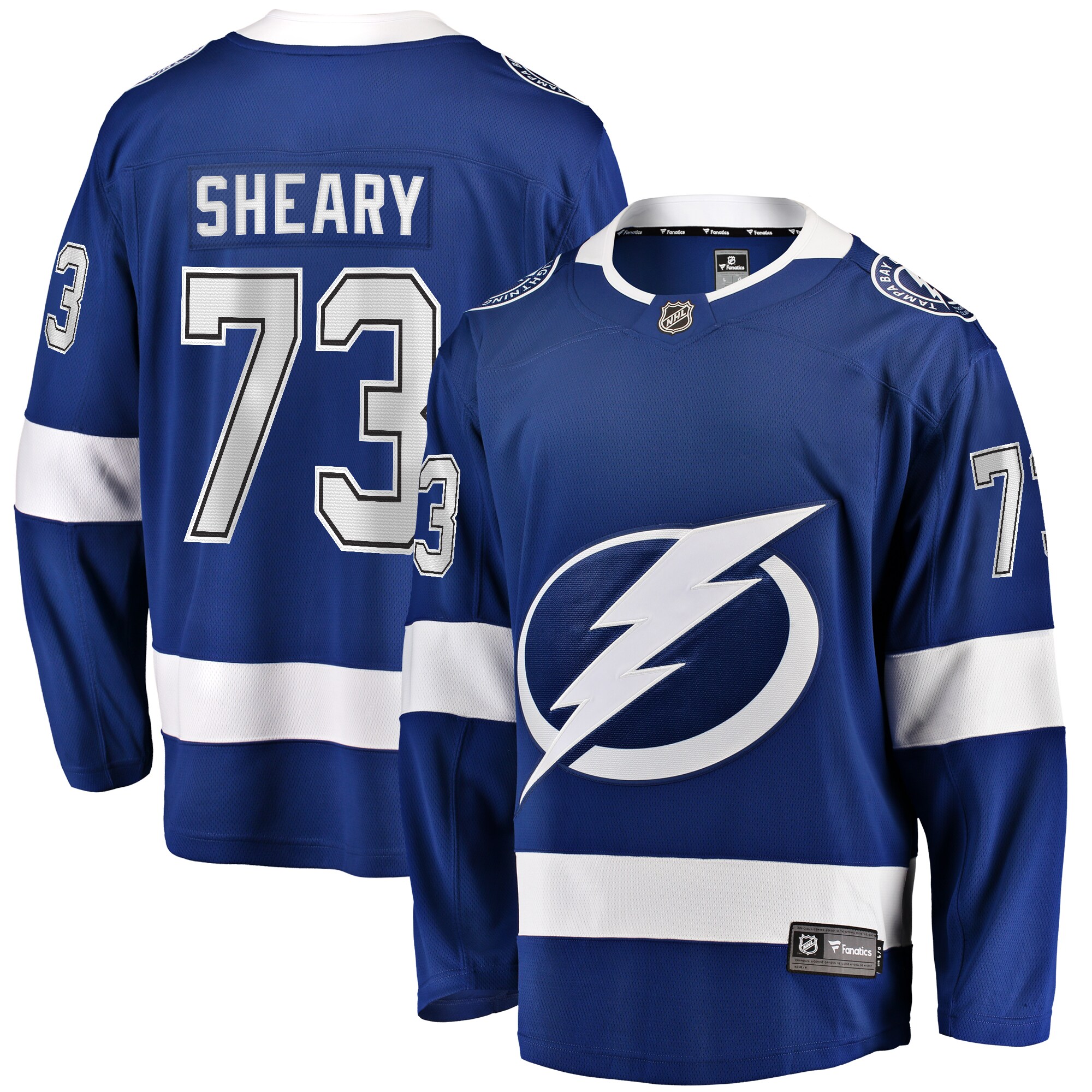 Conor Sheary Tampa Bay Lightning Fanatics Home Breakaway Jersey - Blue cheap jerseys for sale - CheapJerseys.Shop