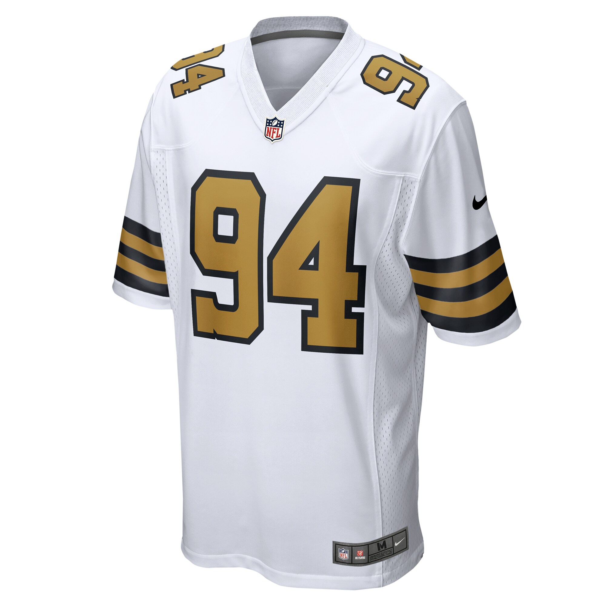 Cameron Jordan New Orleans Saints Alternate Game Jersey - White cheap jerseys for sale - CheapJerseys.Shop