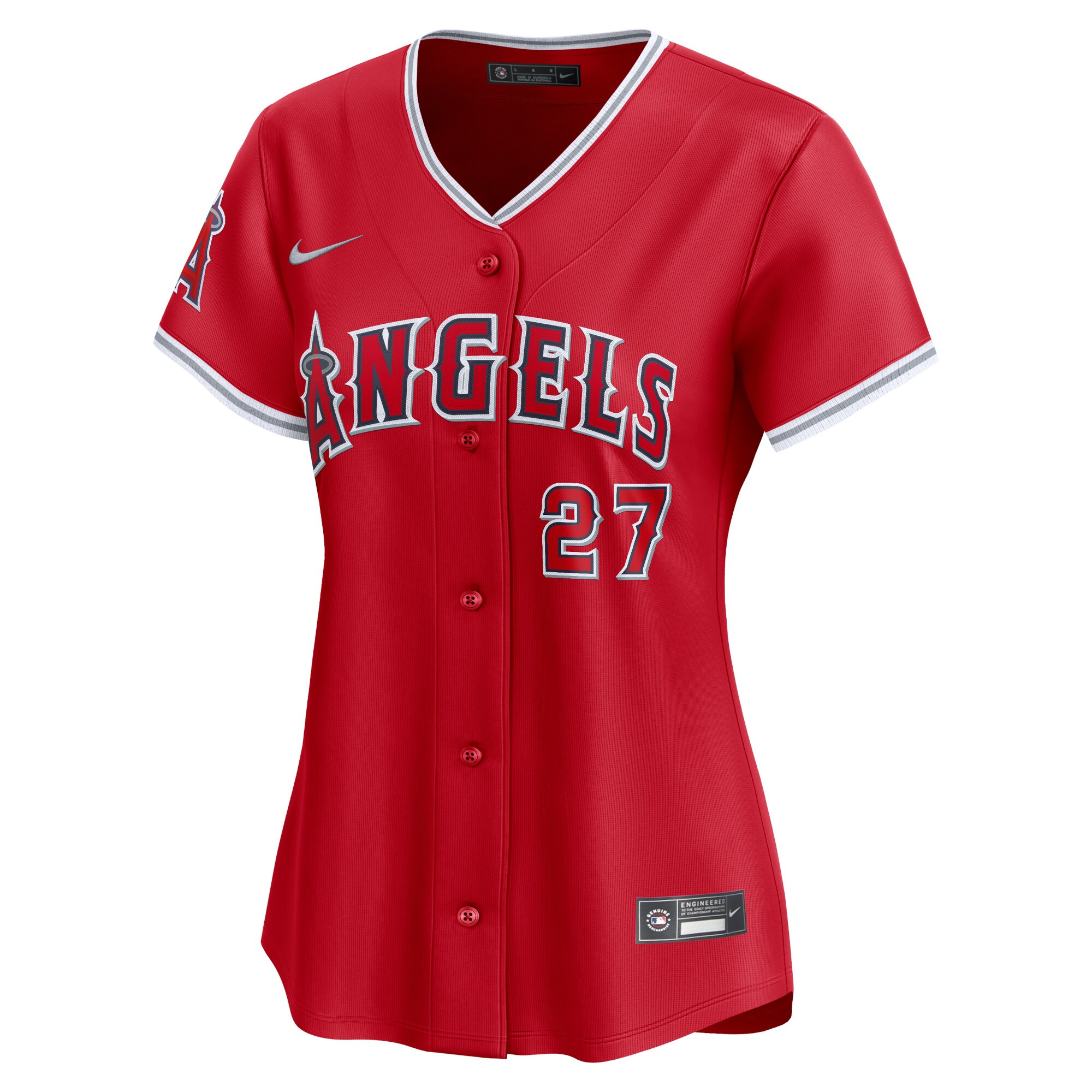 Mike Trout Los Angeles Angels Women's Alternate Limited Player Jersey\u00c2\u00a0\u00e2\u20ac\u201c Red cheap jerseys for sale - CheapJerseys.Shop
