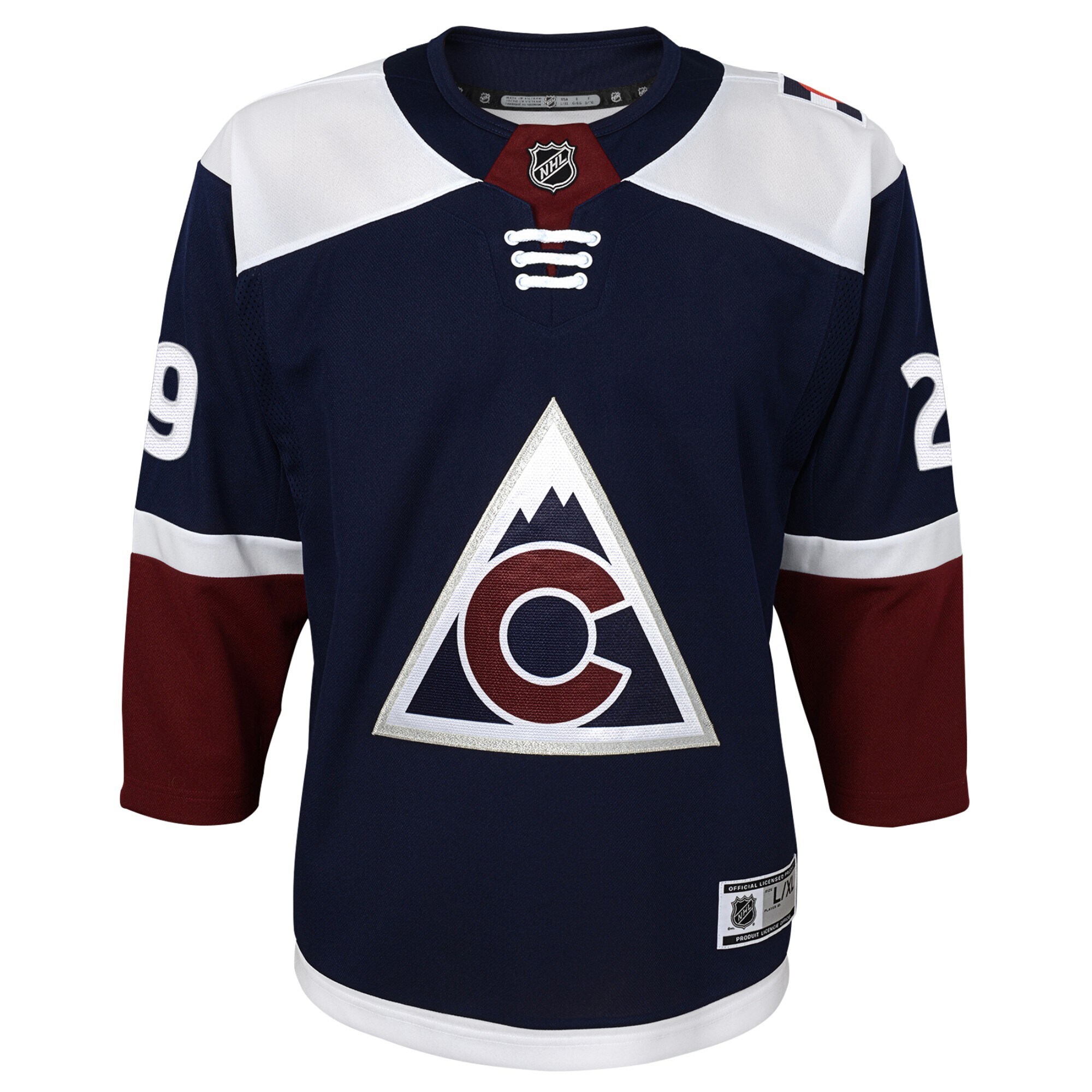 Nathan MacKinnon Colorado Avalanche Youth Alternate Premier Player Jersey - Navy cheap jerseys for sale - CheapJerseys.Shop