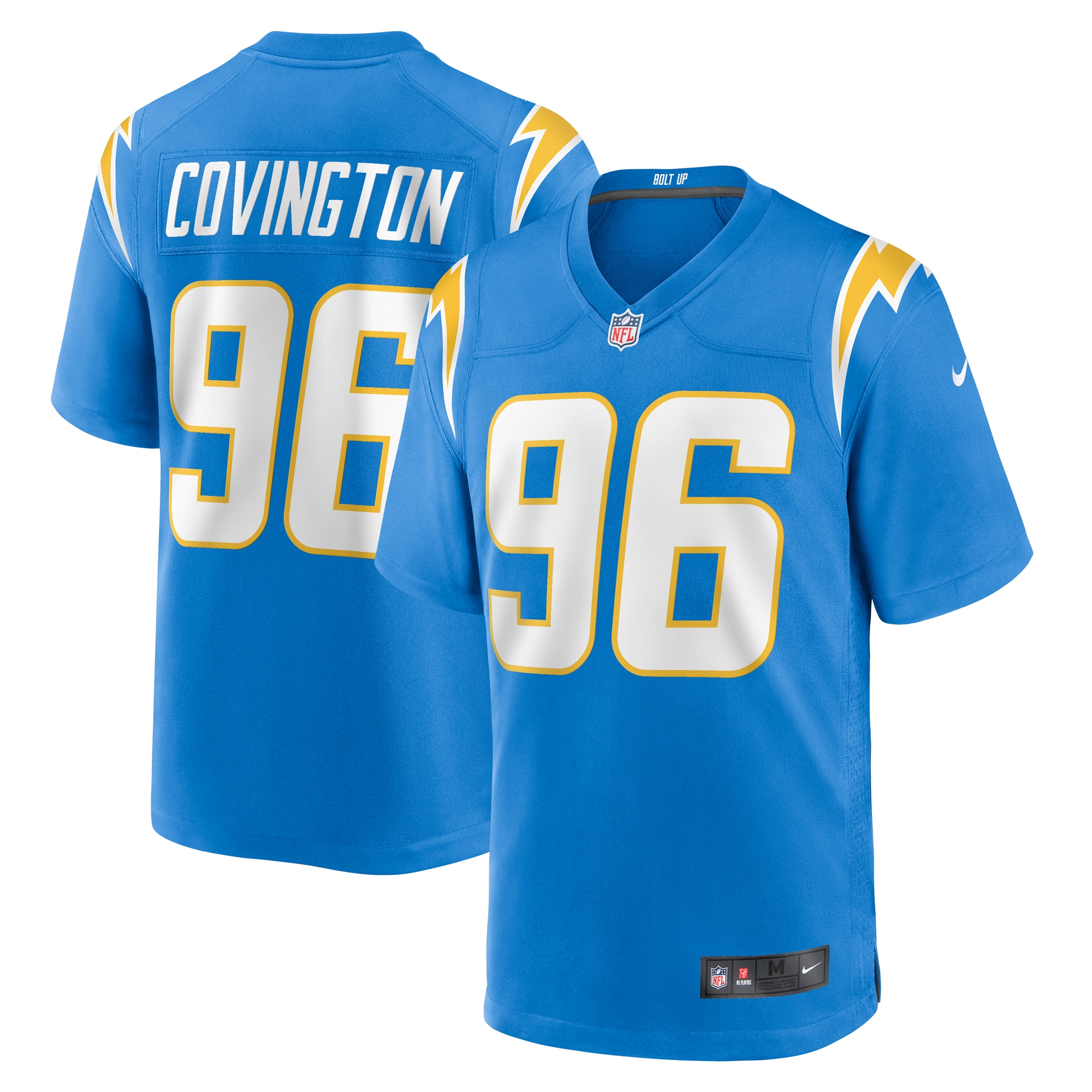 Christian Covington Los Angeles Chargers Team Game Jersey - Powder Blue cheap jerseys for sale - CheapJerseys.Shop
