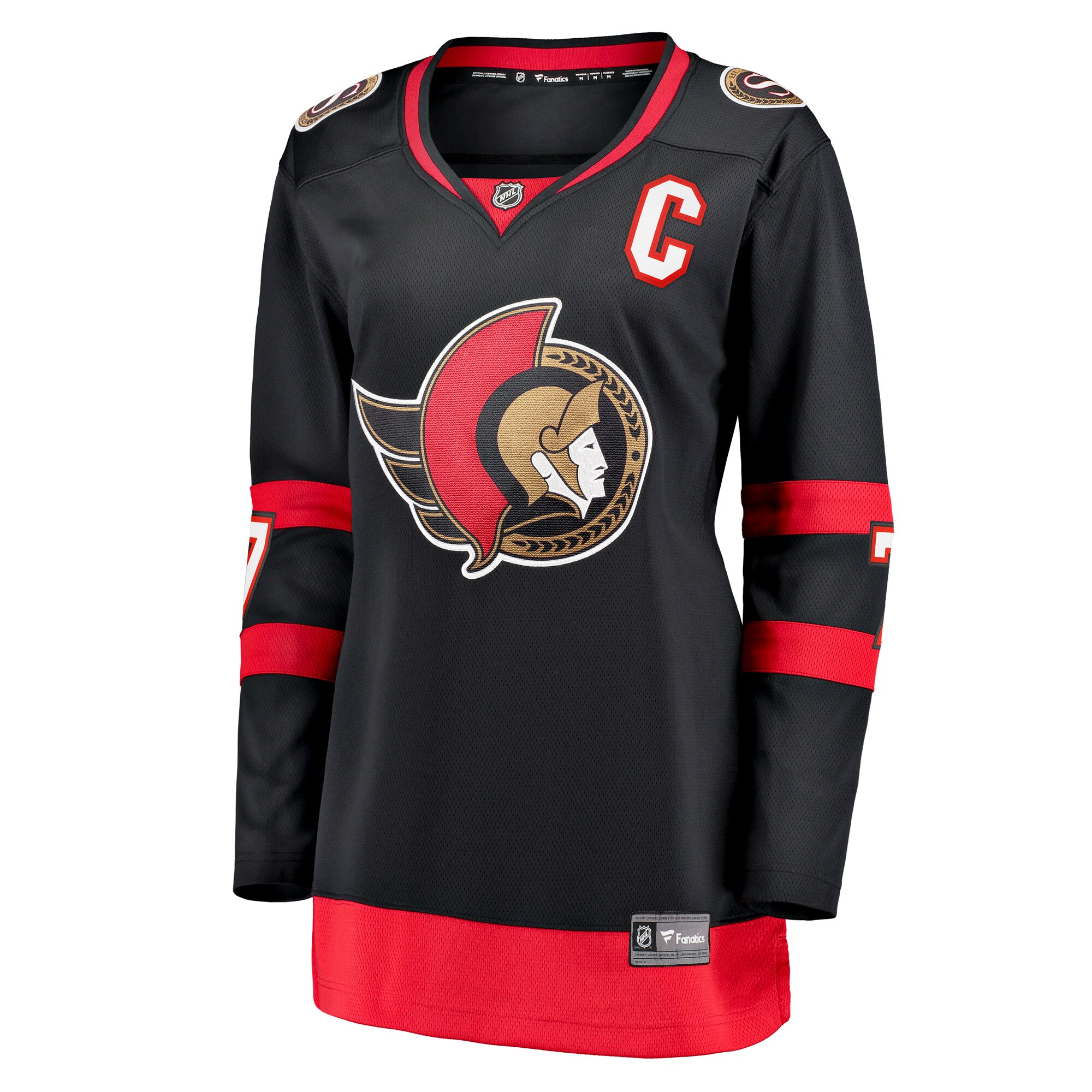 Brady Tkachuk Ottawa Senators Fanatics Women's Home Breakaway Player Jersey - Black cheap jerseys for sale - CheapJerseys.Shop
