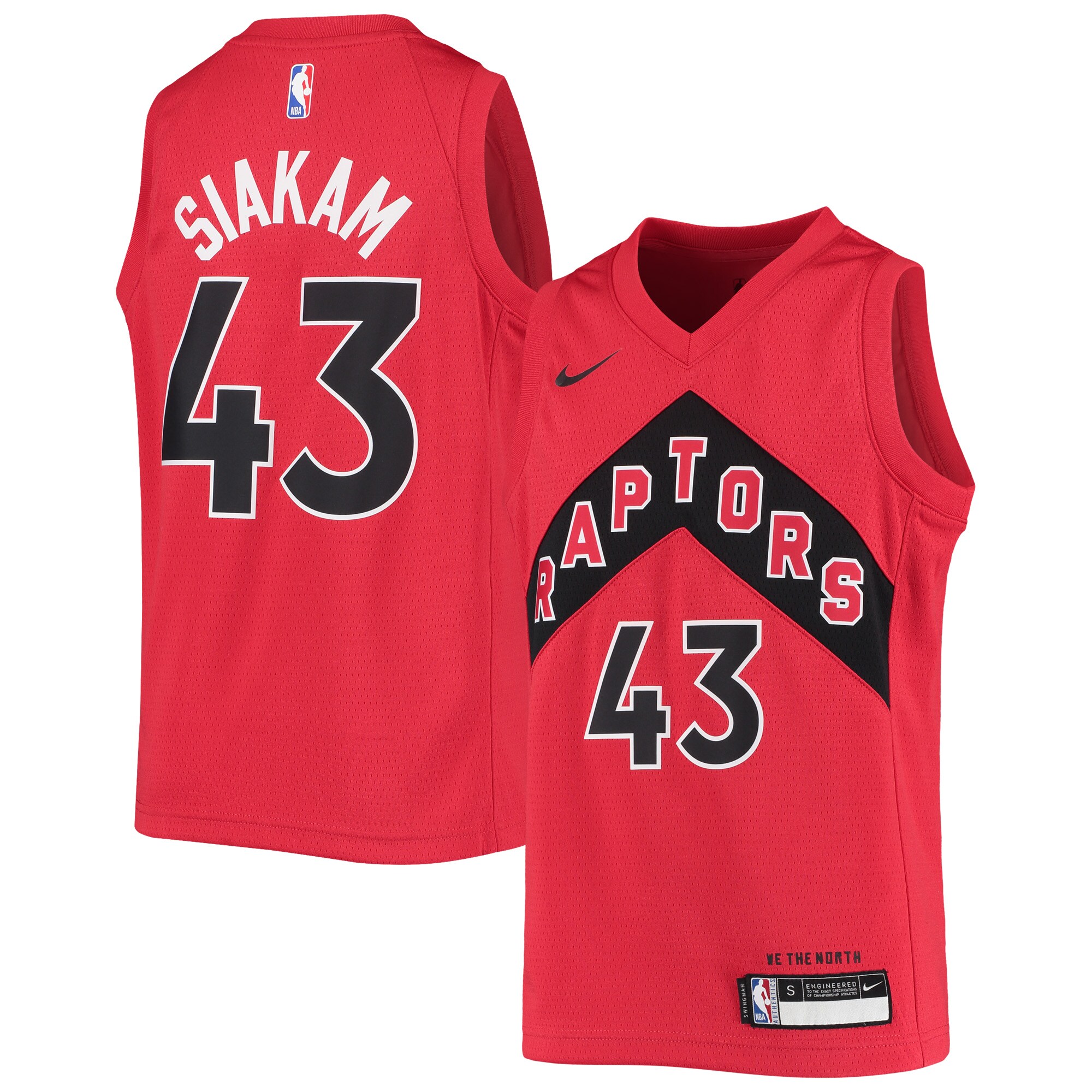 Pascal Siakam Toronto Raptors Youth Swingman Jersey - Icon Edition - Red cheap jerseys for sale - CheapJerseys.Shop