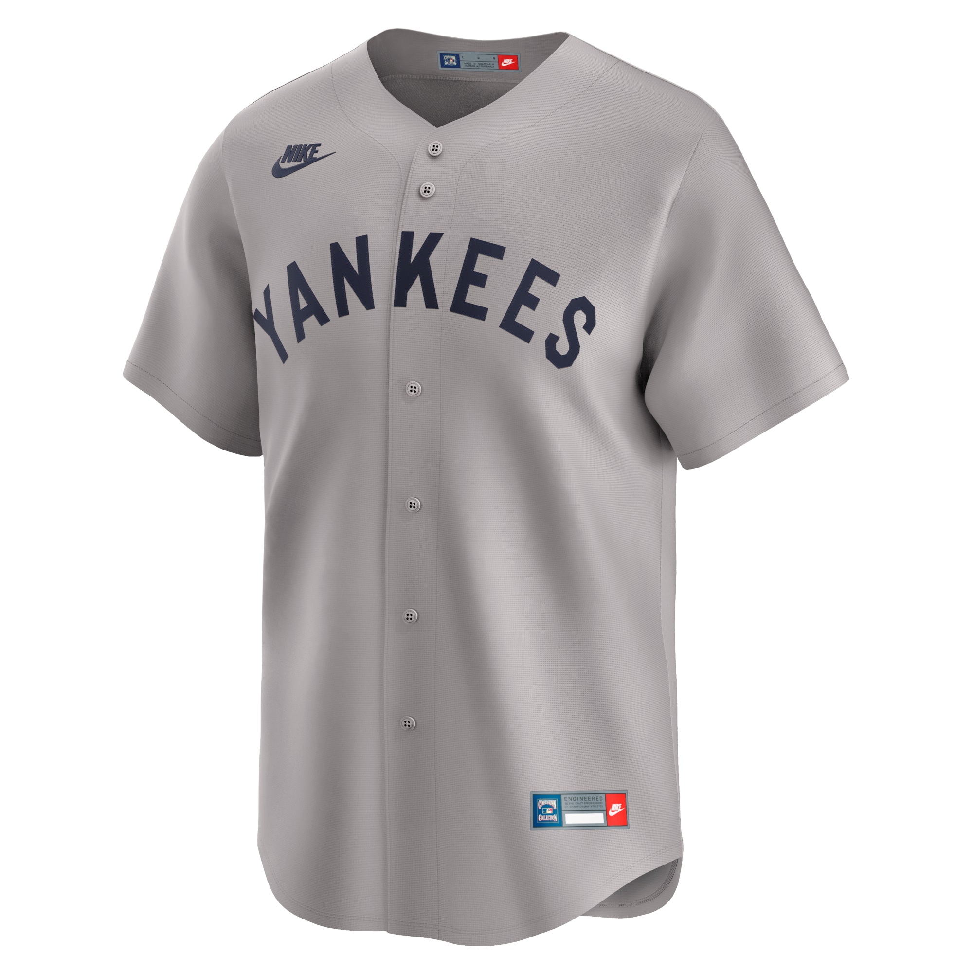 New York Yankees Cooperstown Collection Limited Jersey - Gray cheap jerseys for sale - CheapJerseys.Shop