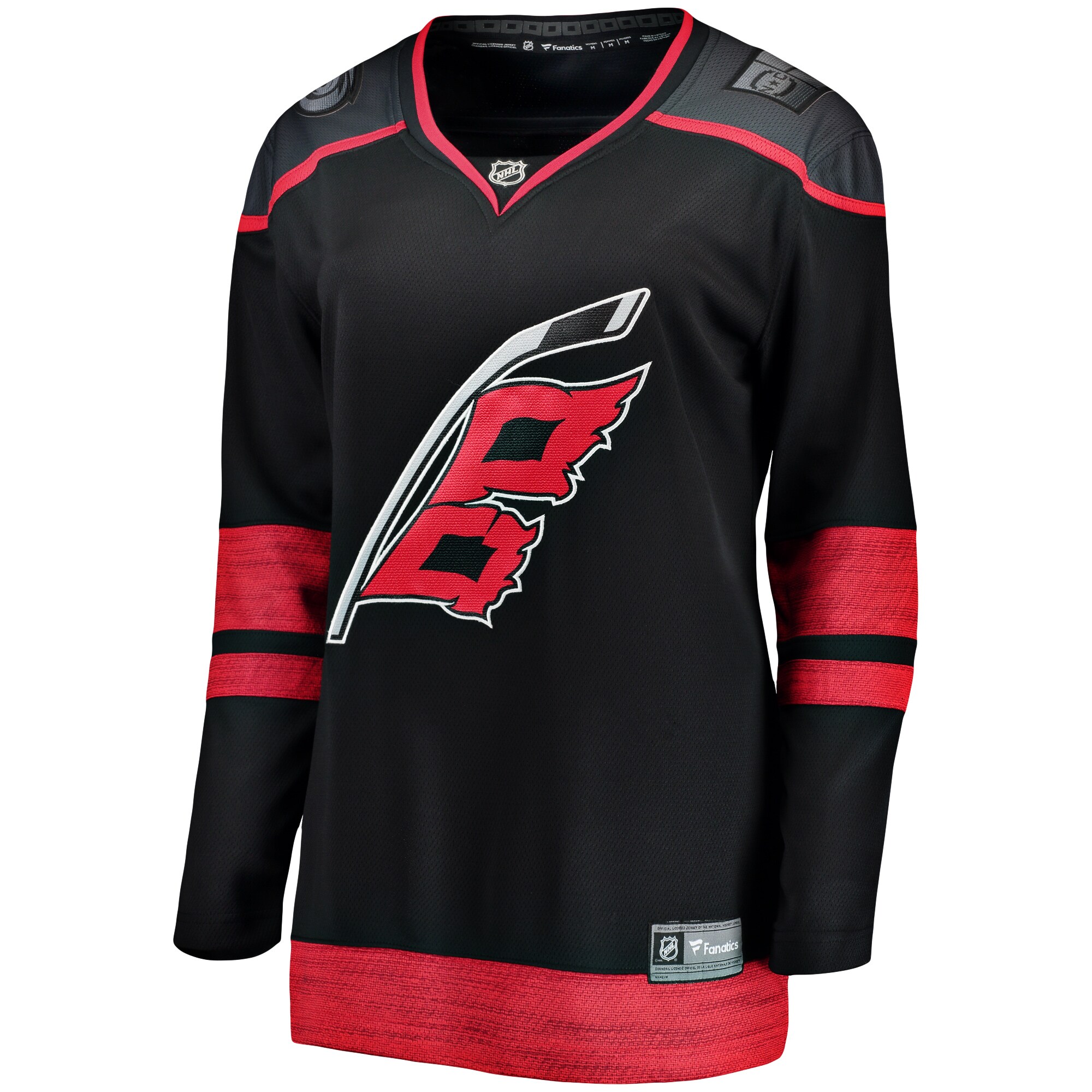 Carolina Hurricanes Fanatics Women's Home Breakaway Jersey - Black cheap jerseys for sale - CheapJerseys.Shop