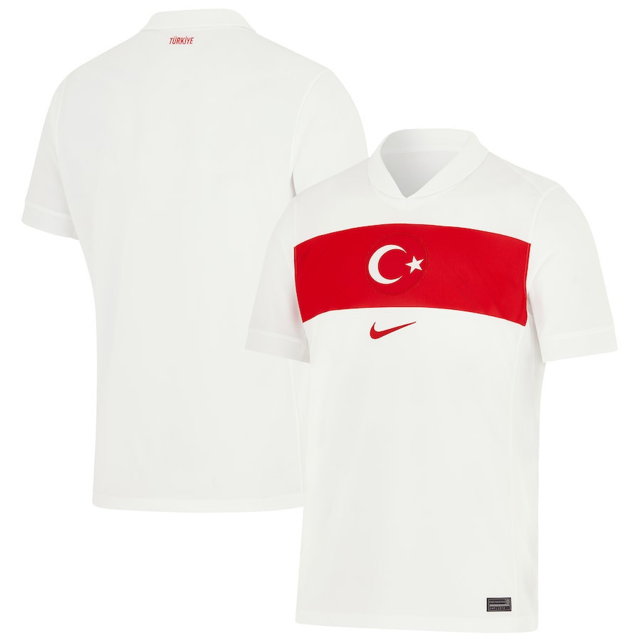 Turkey National Team 2024 Home Stadium Men Jersey - White cheap jerseys for sale - CheapJerseys.Shop