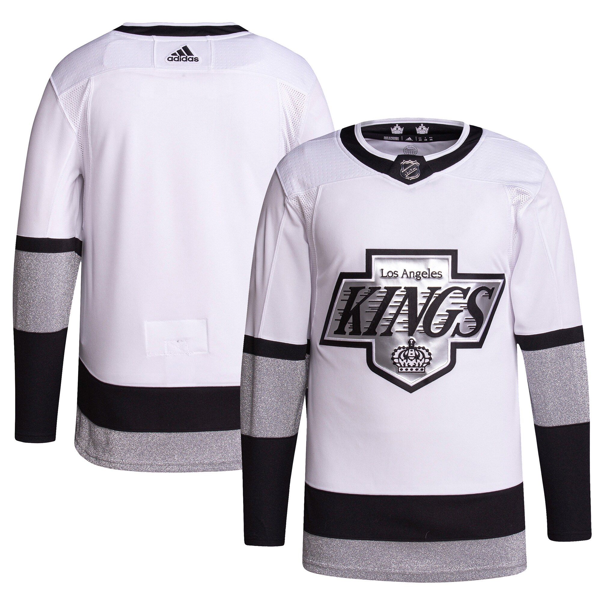 Los Angeles Kings Men's 2021\/22 Alternate Primegreen Authentic Jersey - White cheap jerseys for sale - CheapJerseys.Shop