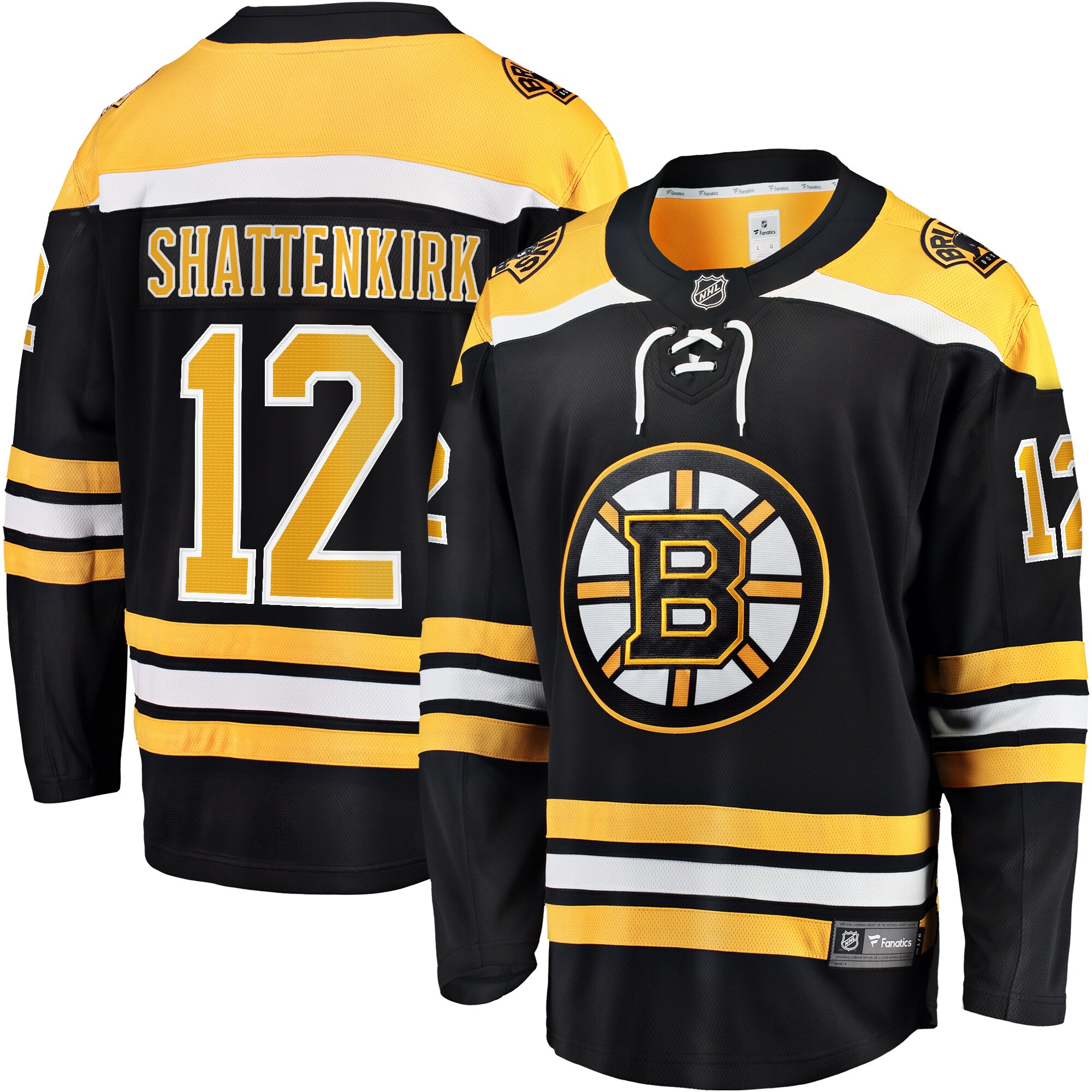 Kevin Shattenkirk Boston Bruins Fanatics Home Breakaway Jersey - Black cheap jerseys for sale - CheapJerseys.Shop
