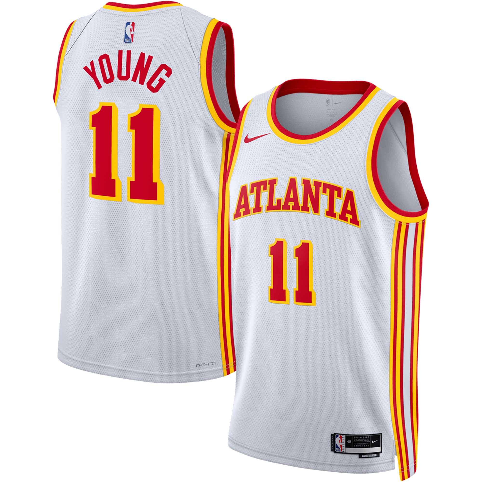 Trae Young Atlanta Hawks Unisex Swingman Jersey - Association Edition - White cheap jerseys for sale - CheapJerseys.Shop