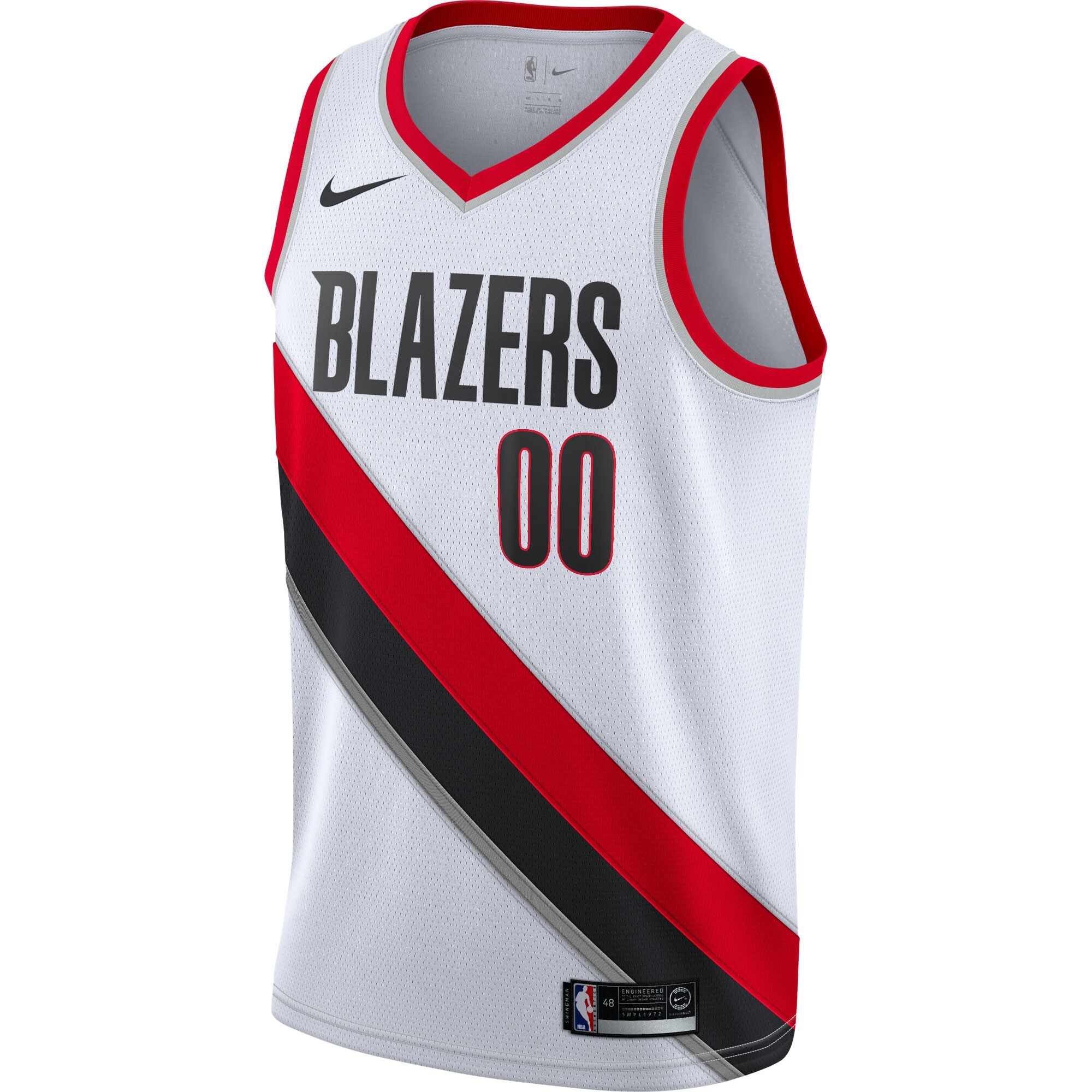 Portland Trail Blazers 2020\/21 Swingman Custom Jersey - Association Edition - White cheap jerseys for sale - CheapJerseys.Shop