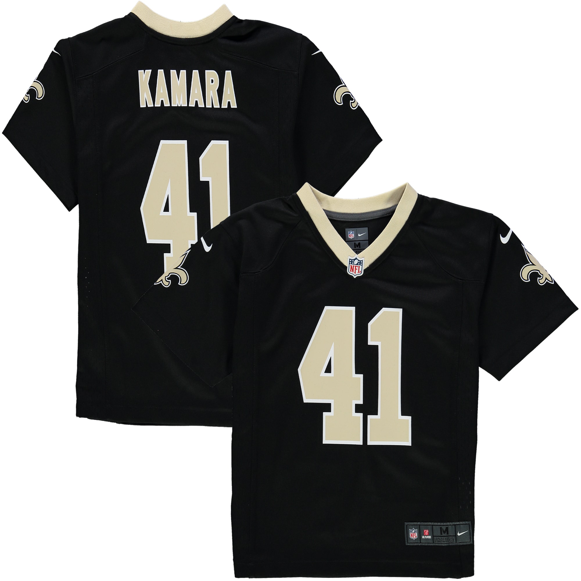 Alvin Kamara New Orleans Saints Preschool Game Jersey - Black cheap jerseys for sale - CheapJerseys.Shop