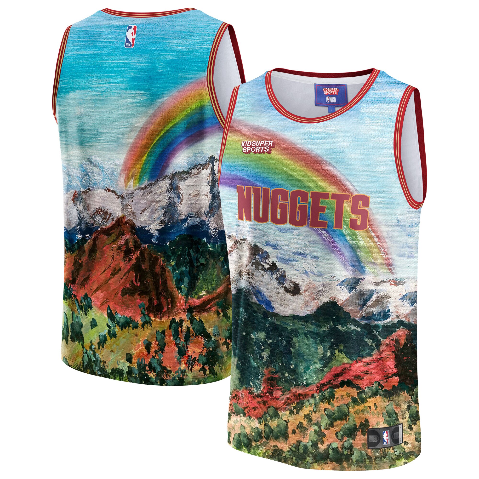 Denver Nuggets & KidSuper Studios by Fanatics Unisex Hometown Jersey - Blue cheap jerseys for sale - CheapJerseys.Shop