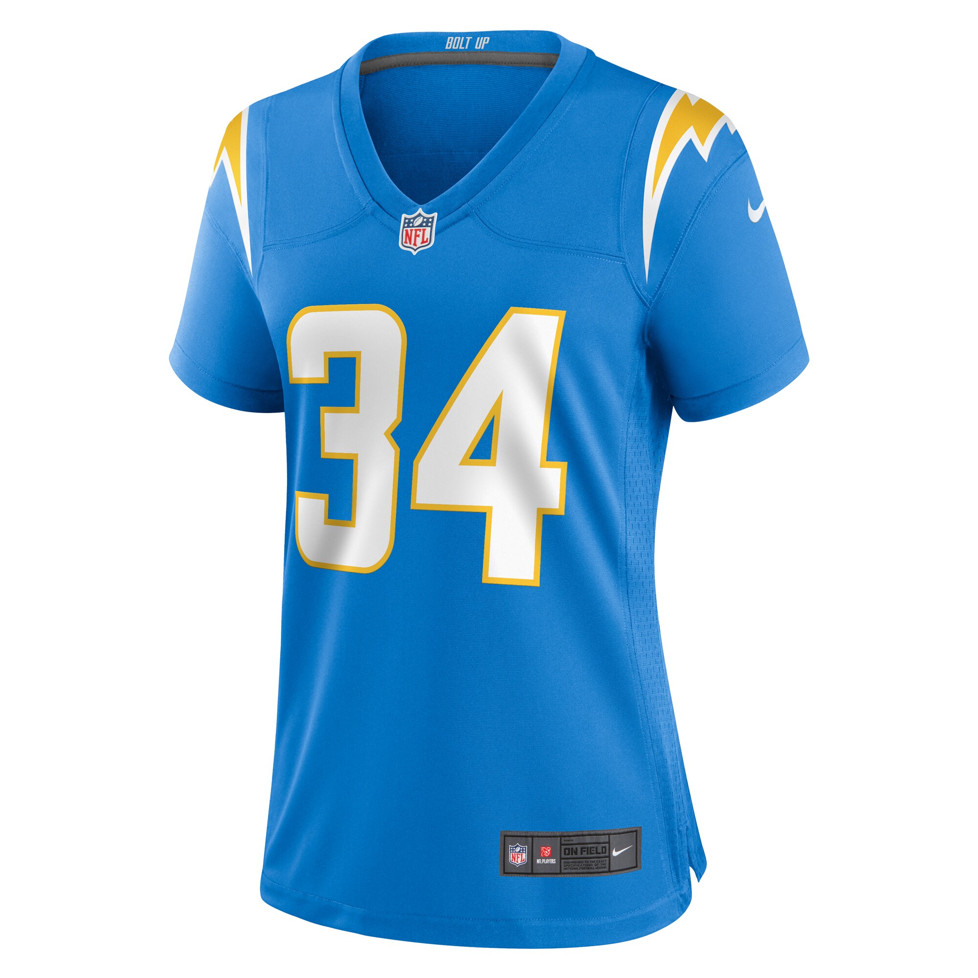 Jaret Patterson Los Angeles Chargers Women's Team Game Jersey - Powder Blue cheap jerseys for sale - CheapJerseys.Shop