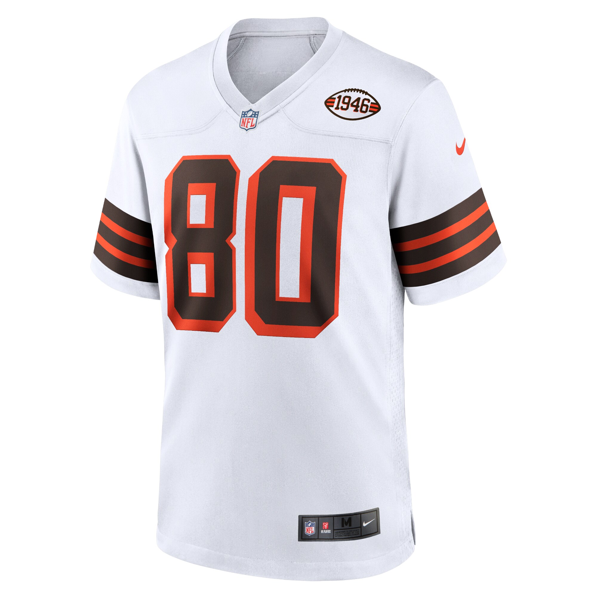 Jarvis Landry Cleveland Browns 1946 Collection Alternate Game Jersey - White cheap jerseys for sale - CheapJerseys.Shop