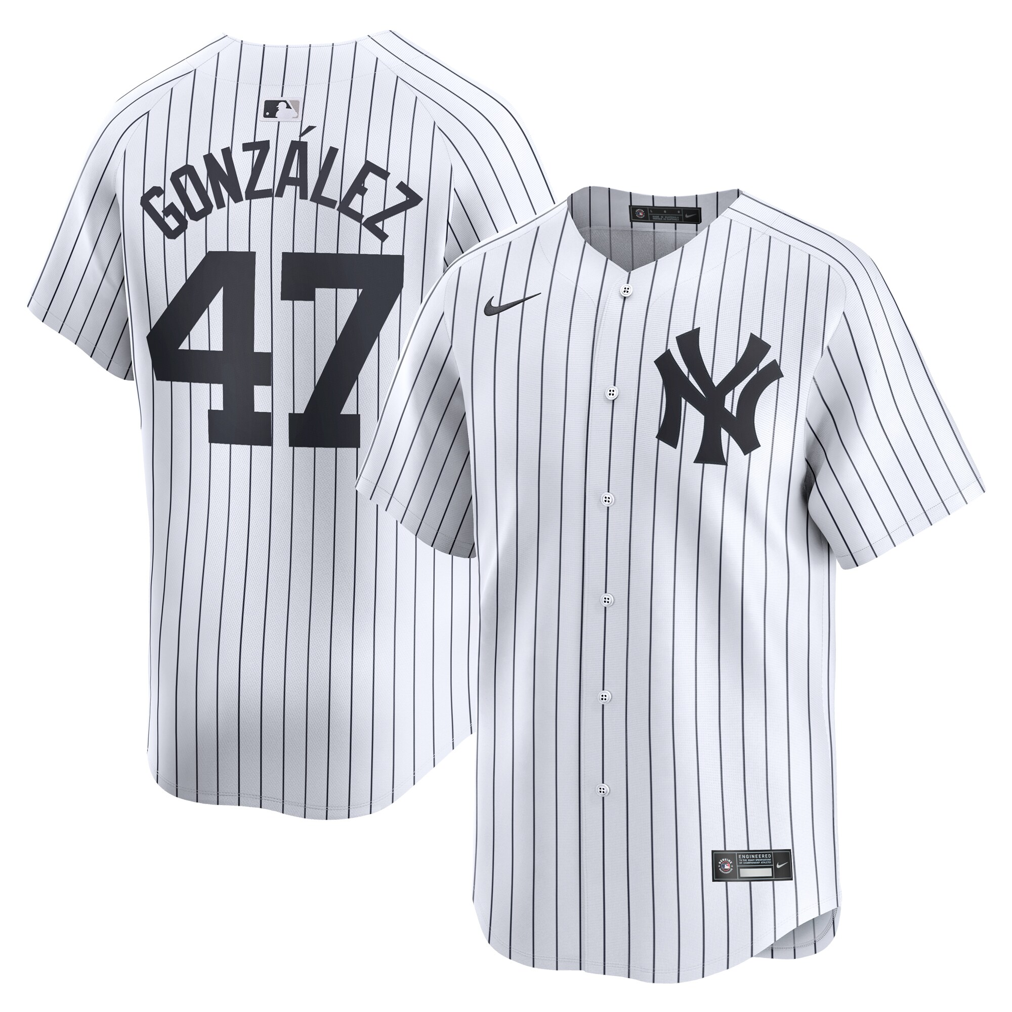 Victor Gonz\u00c3\u00a1lez New York Yankees Home Limited Player Jersey\u00c2\u00a0\u00e2\u20ac\u201c White cheap jerseys for sale - CheapJerseys.Shop