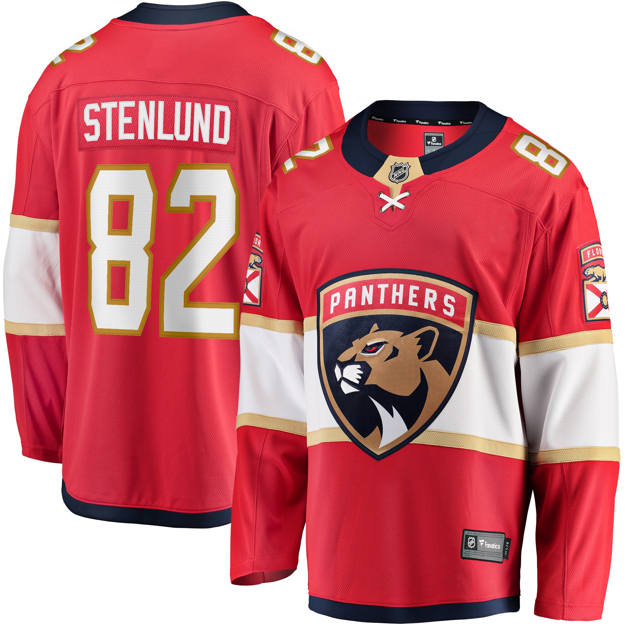 Kevin Stenlund Florida Panthers Fanatics Premier Breakaway Player Jersey - Red cheap jerseys for sale - CheapJerseys.Shop