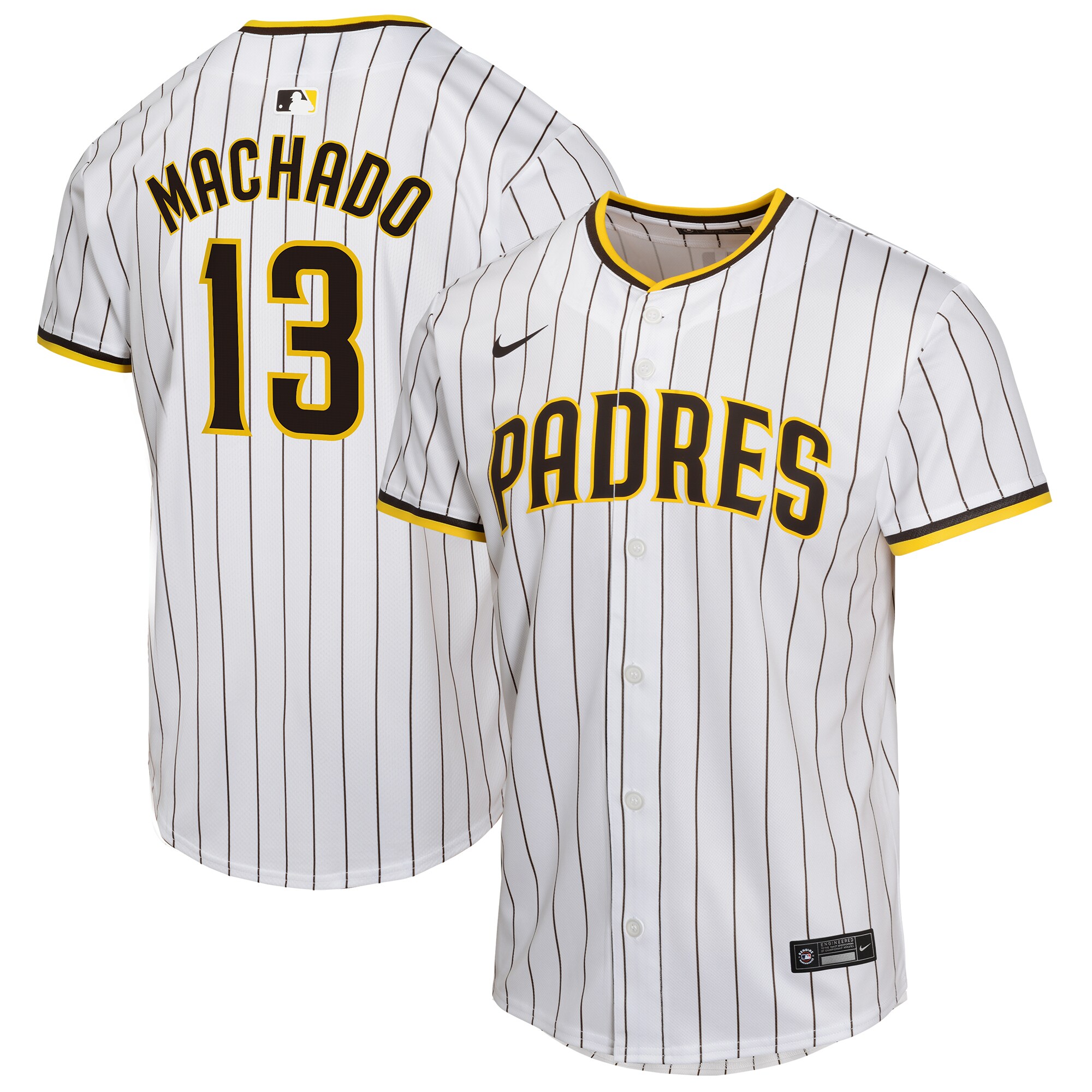 Manny Machado San Diego Padres Youth Home Game Player Jersey - White cheap jerseys for sale - CheapJerseys.Shop