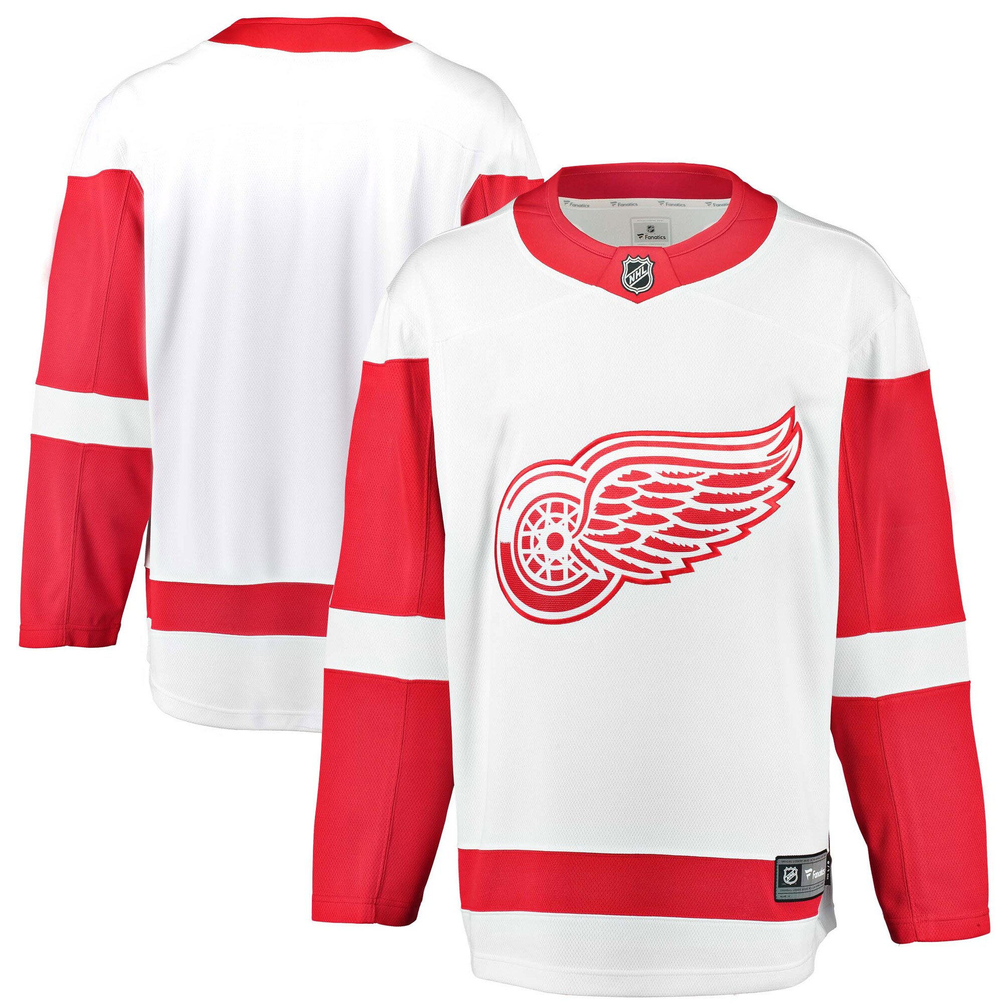 Detroit Red Wings Fanatics Breakaway Away Jersey - White cheap jerseys for sale - CheapJerseys.Shop