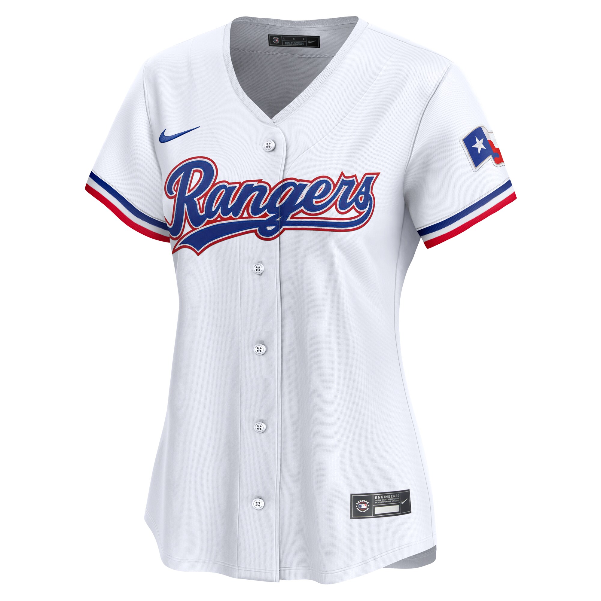 Texas Rangers Women's #1 Mom Home Limited Jersey - White cheap jerseys for sale - CheapJerseys.Shop