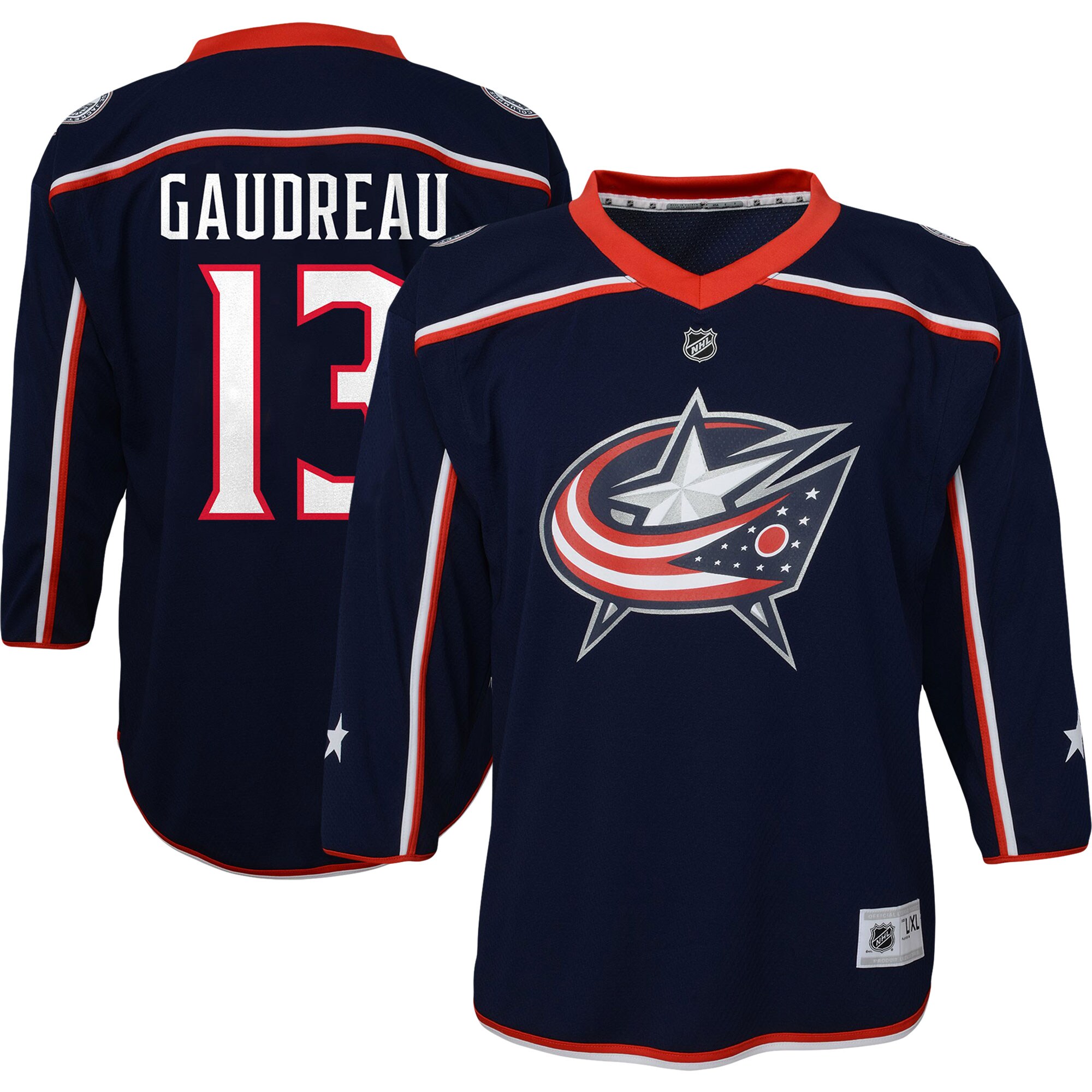 Johnny Gaudreau Columbus Blue Jackets Toddler Home Replica Player Jersey - Navy cheap jerseys for sale - CheapJerseys.Shop