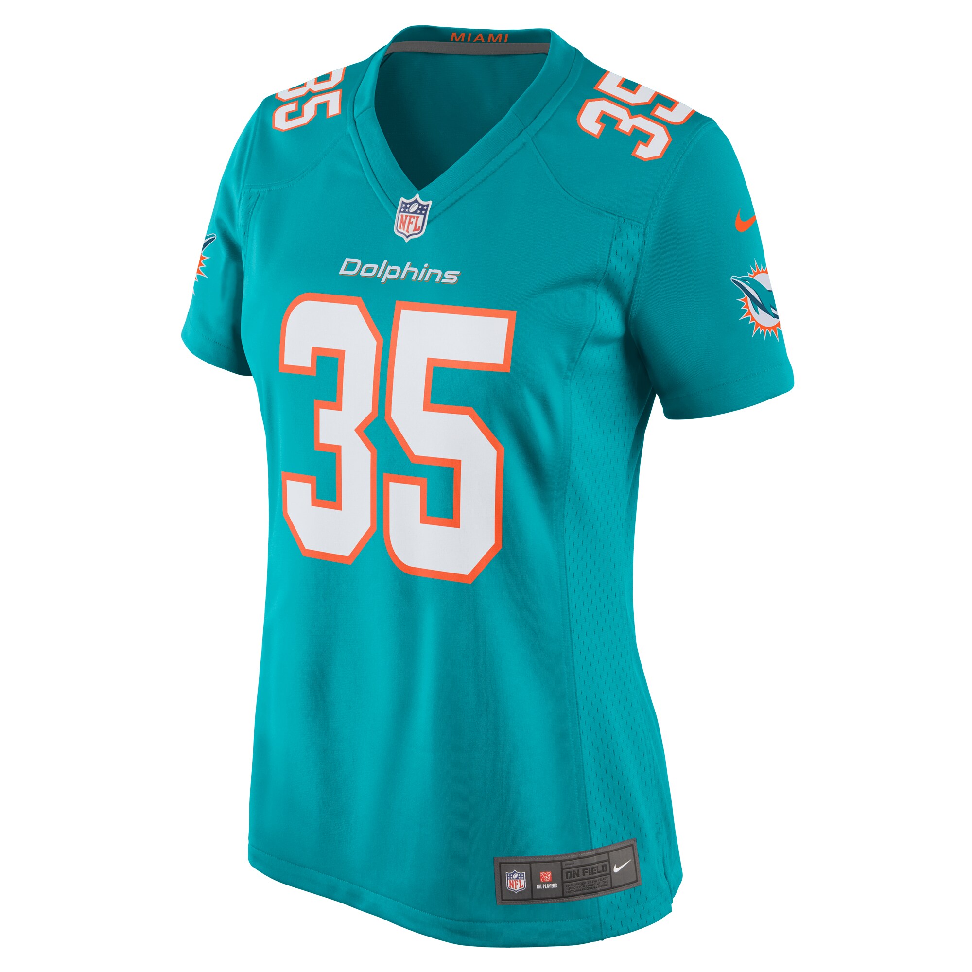 Ka'Dar Hollman Miami Dolphins Women's Home Game Player Jersey - Aqua cheap jerseys for sale - CheapJerseys.Shop
