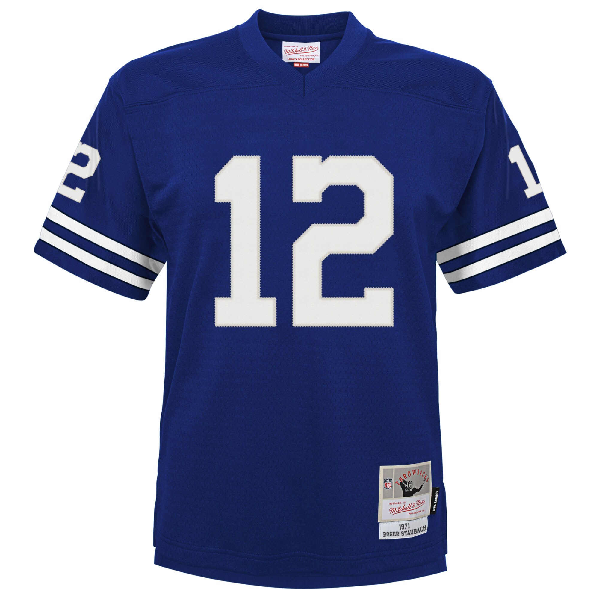 Roger Staubach Dallas Cowboys Mitchell & Ness Infant 1971 Retired Legacy Jersey - Navy cheap jerseys for sale - CheapJerseys.Shop