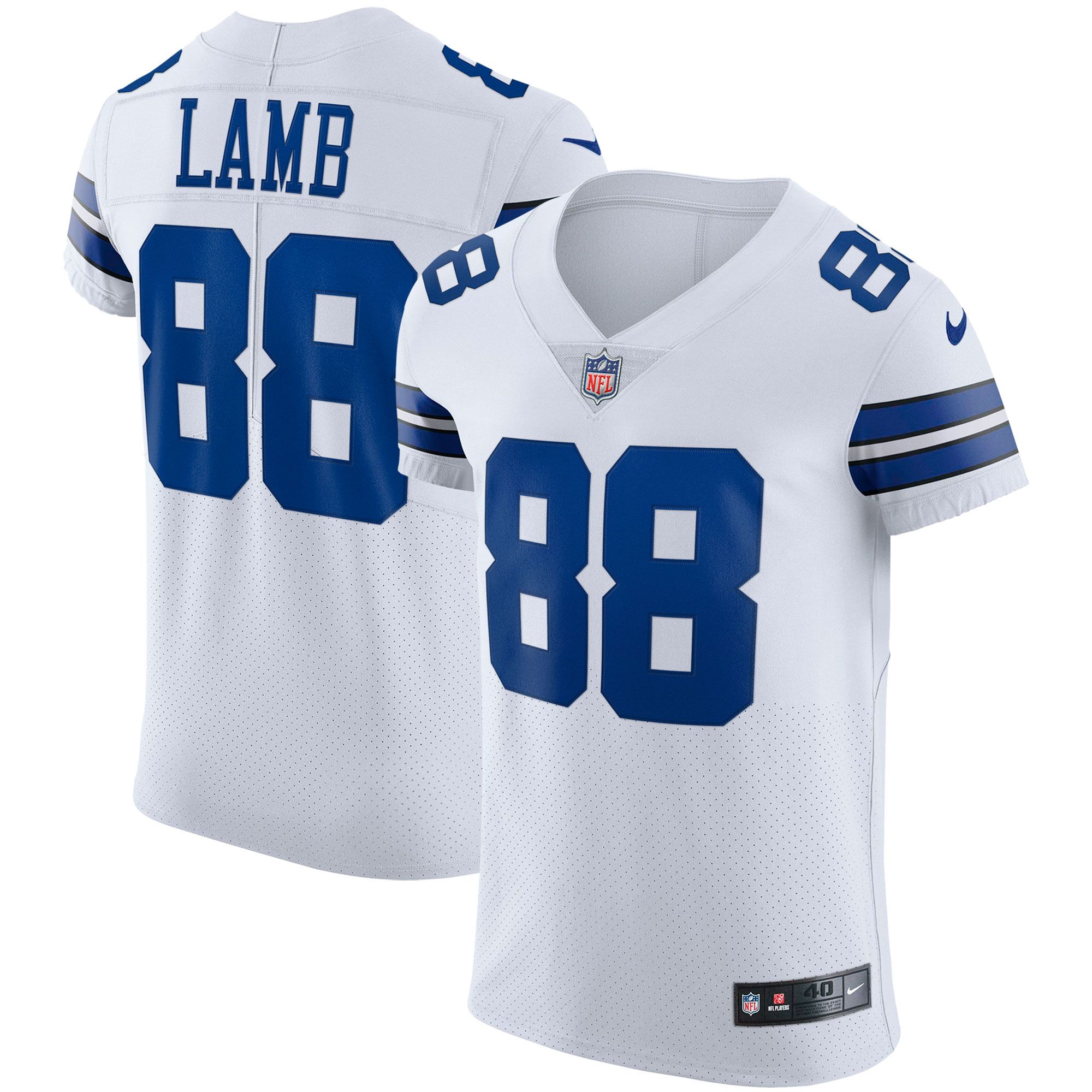 CeeDee Lamb Dallas Cowboys Vapor Elite Jersey - White cheap jerseys for sale - CheapJerseys.Shop