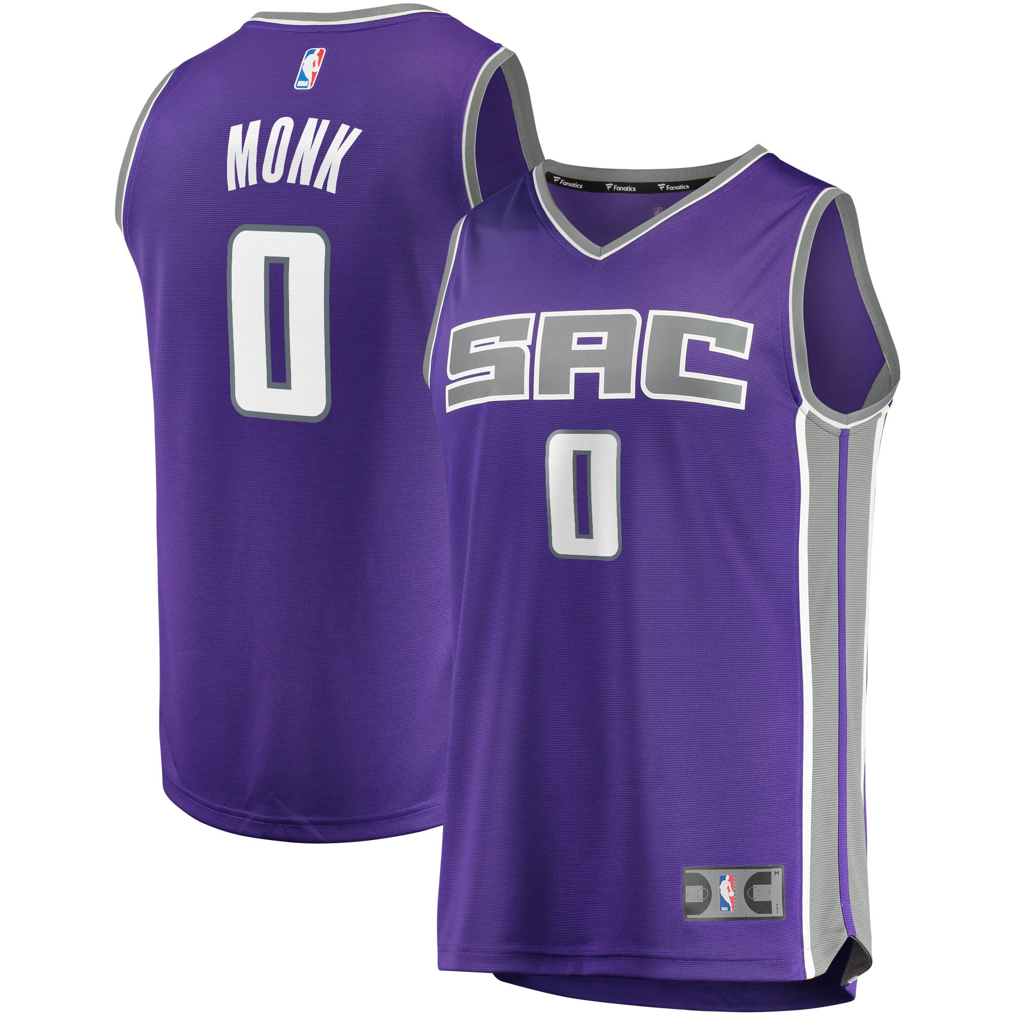 Malik Monk Sacramento Kings Fanatics Fast Break Replica Jersey - Icon Edition - Purple cheap jerseys for sale - CheapJerseys.Shop
