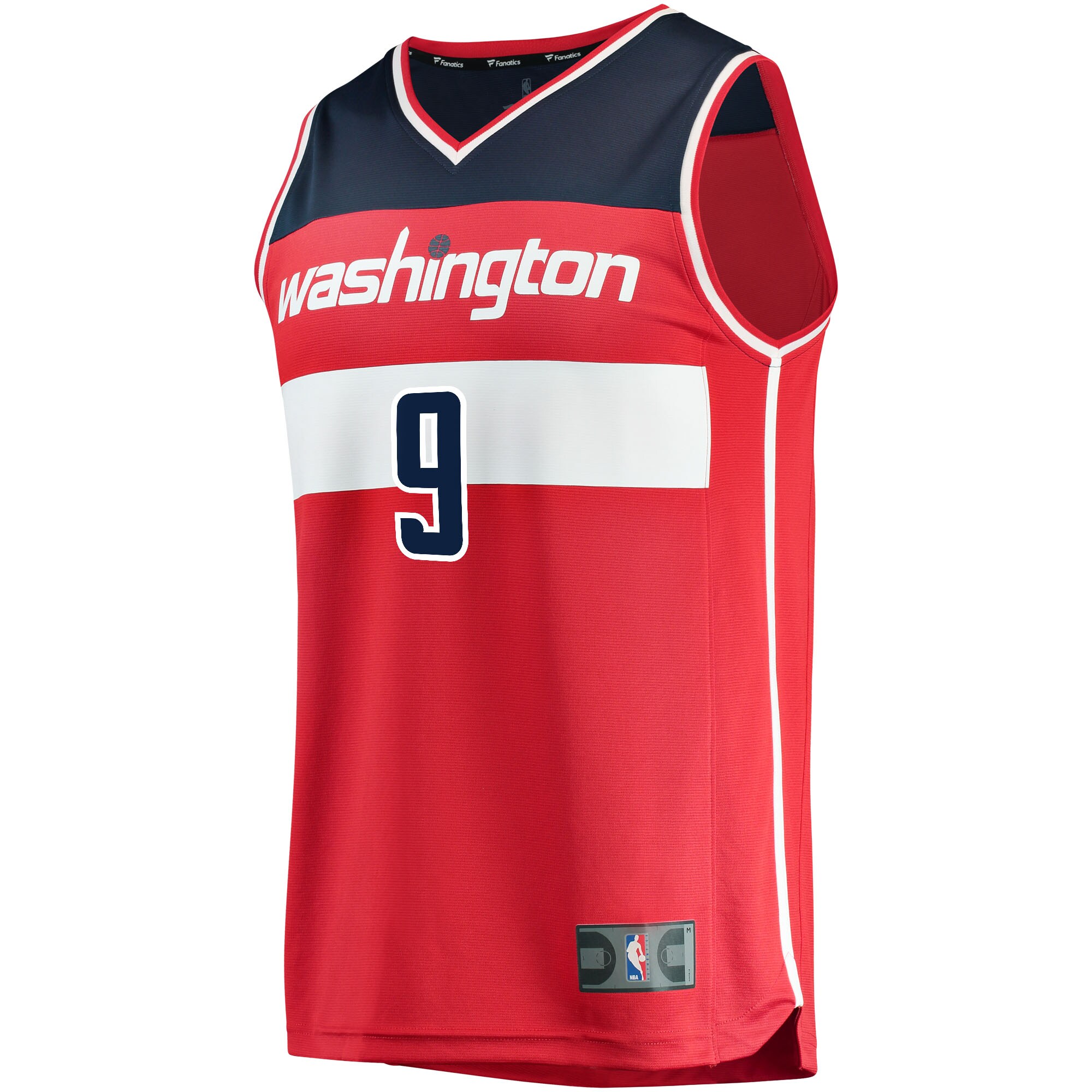 Deni Avdija Washington Wizards Fanatics Fast Break Replica Jersey - Icon Edition - Red cheap jerseys for sale - CheapJerseys.Shop