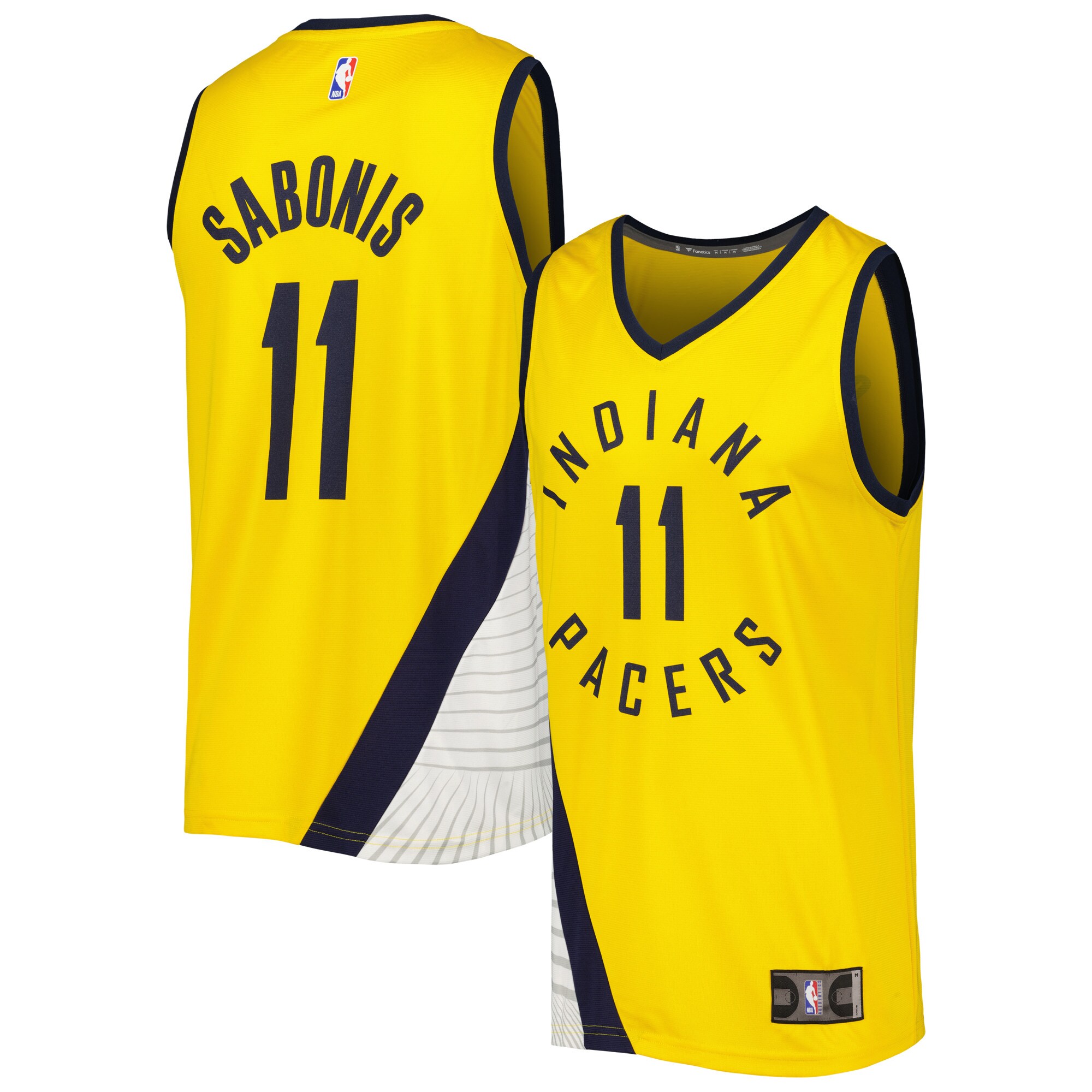 Domantas Sabonis Indiana Pacers Fanatics Fast Break Player Replica Jersey - Statement Edition - Gold cheap jerseys for sale - CheapJerseys.Shop