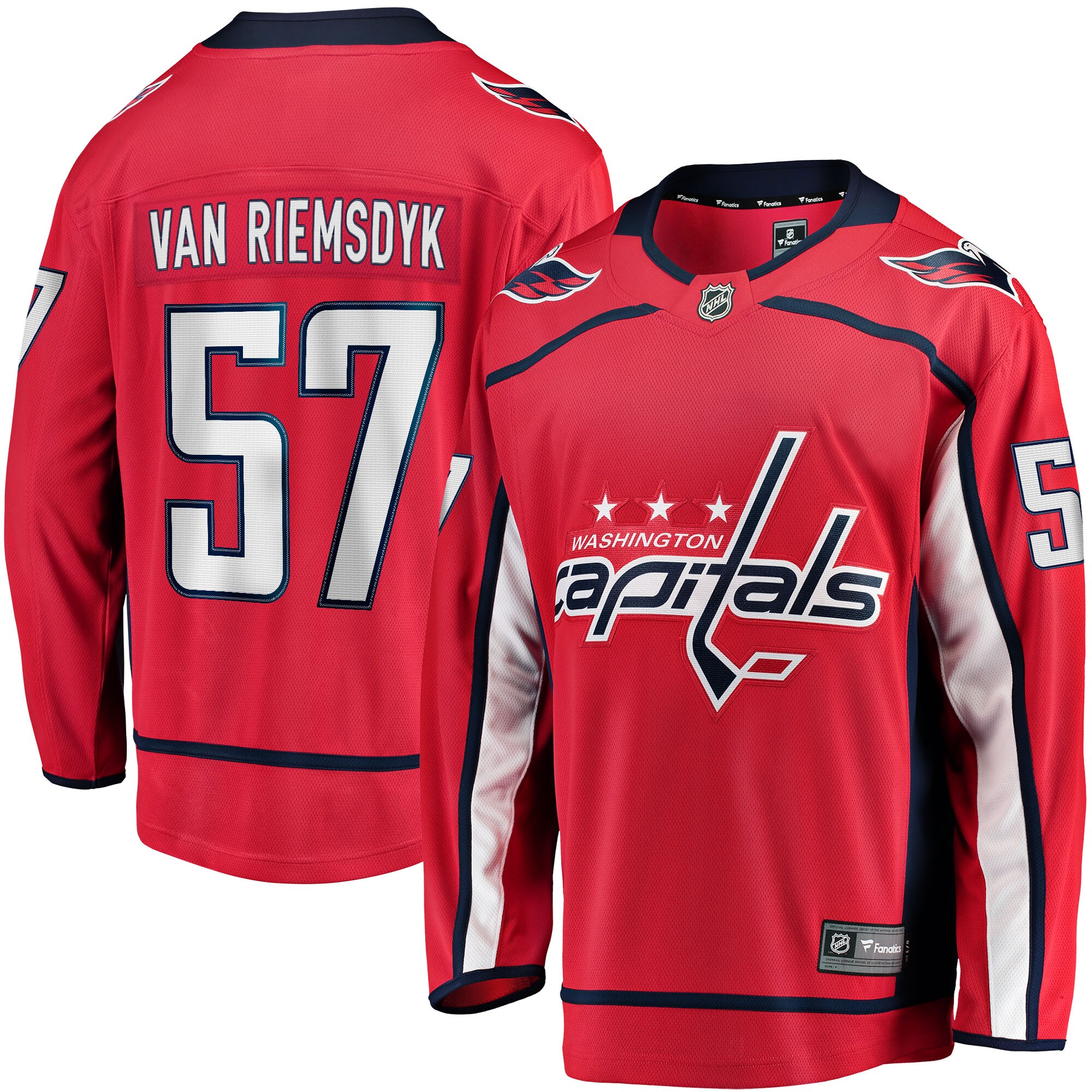 Trevor van Riemsdyk Washington Capitals Fanatics Home Breakaway Jersey - Red cheap jerseys for sale - CheapJerseys.Shop