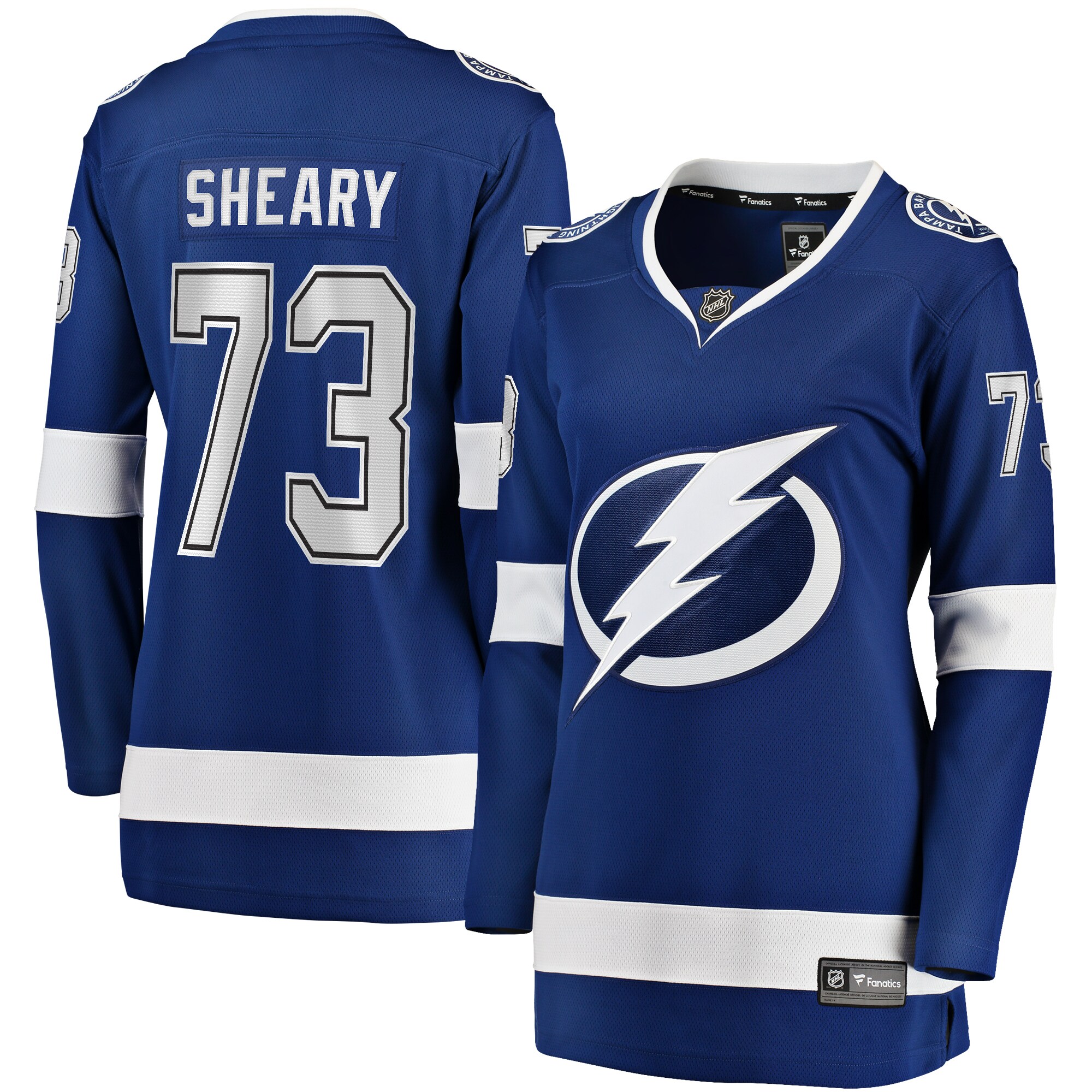 Conor Sheary Tampa Bay Lightning Fanatics Women's Home Breakaway Player Jersey - Blue cheap jerseys for sale - CheapJerseys.Shop