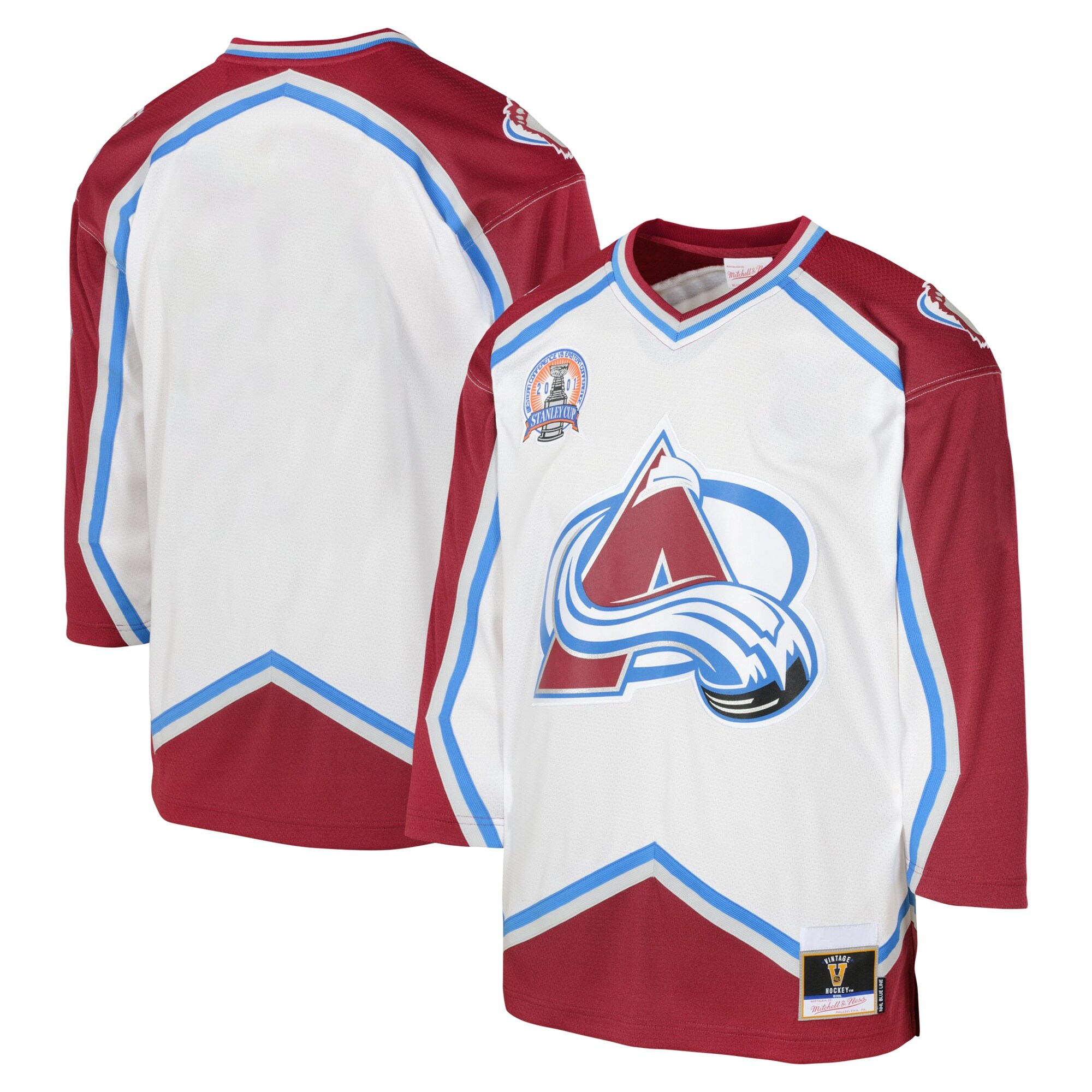 Colorado Avalanche Mitchell & Ness Youth 2000 Blue Line Player Jersey - Blue cheap jerseys for sale - CheapJerseys.Shop