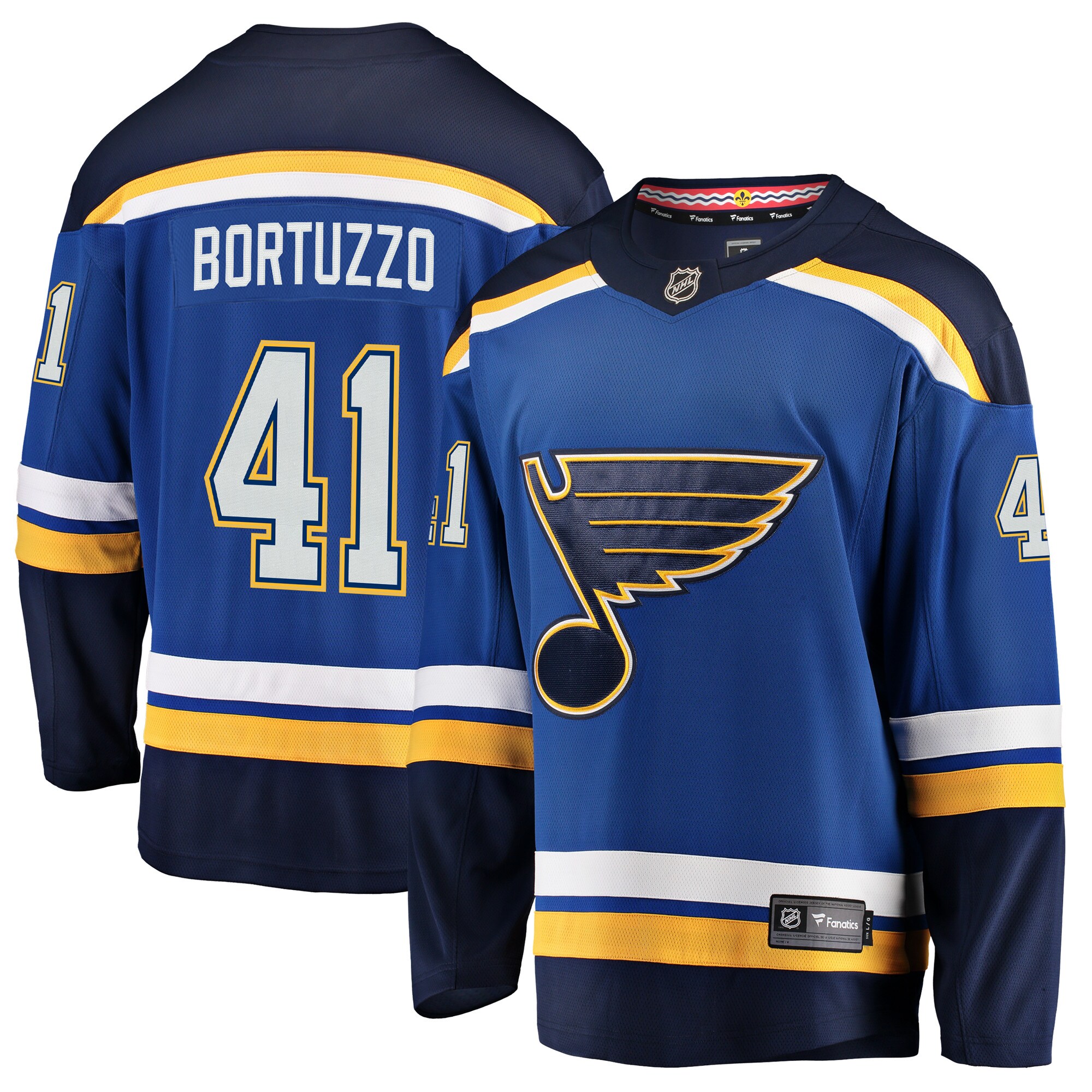 Robert Bortuzzo St. Louis Blues Fanatics Breakaway Player Jersey - Blue cheap jerseys for sale - CheapJerseys.Shop